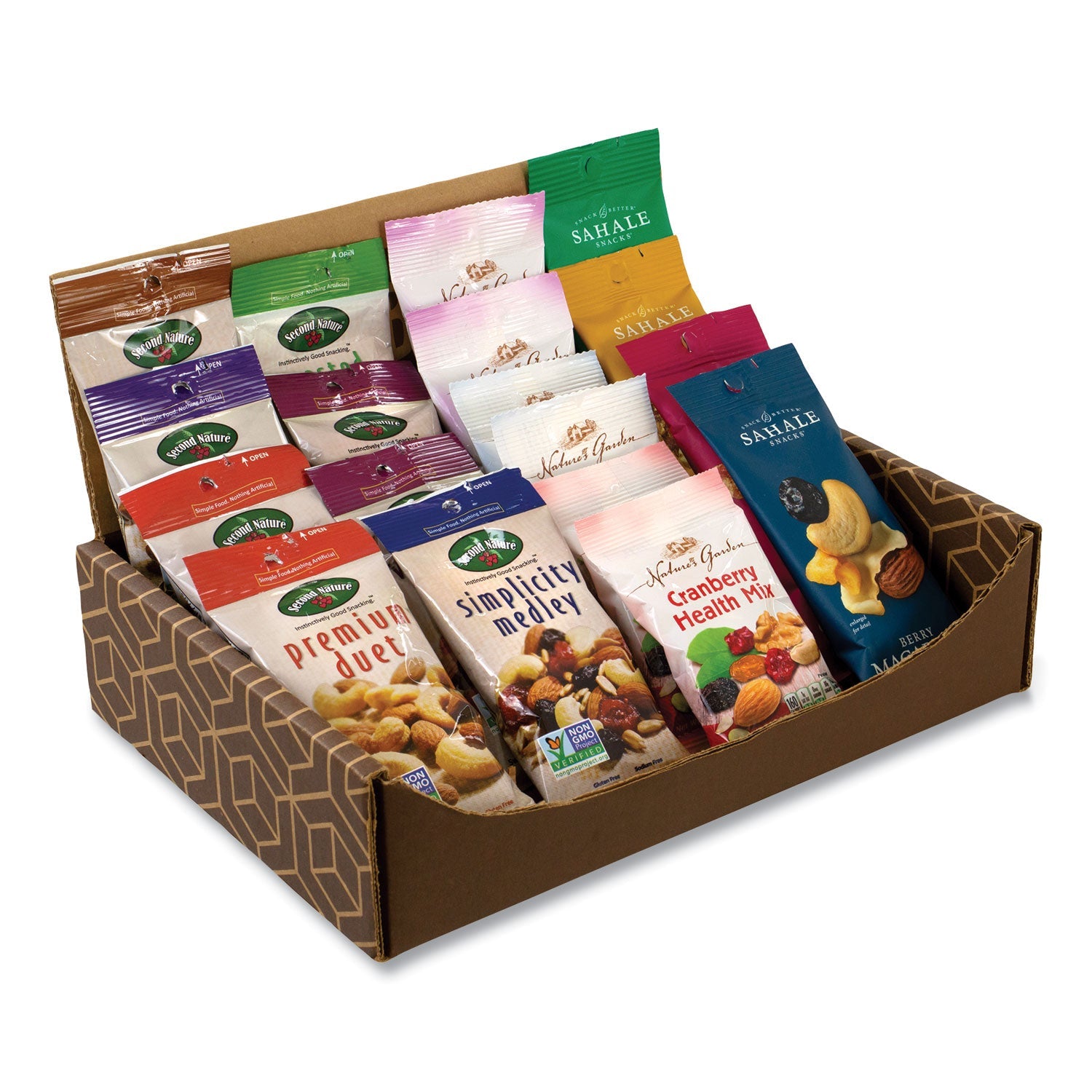 Snack Box Pros Healthy Mixed Nuts Snack Box, 18 Assorted Snacks/Box