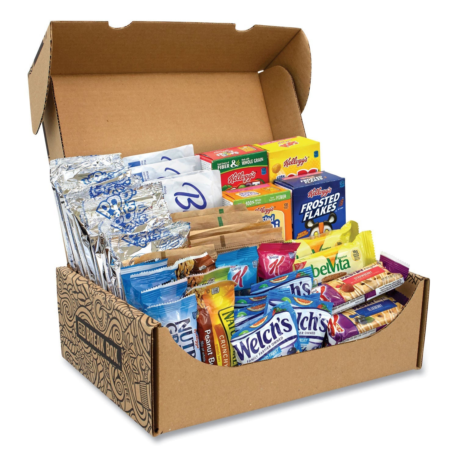 Snack Box Pros Breakfast Snack Box, 41 Assorted Snacks/Box