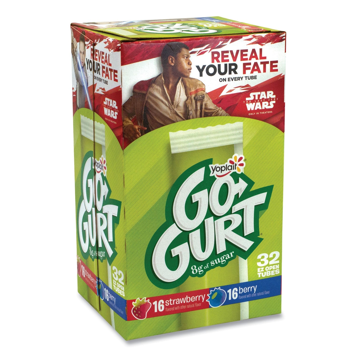 Yoplait® Go-Gurt Low Fat Yogurt, 2 oz Tube, 32 Tubes/Carton - Bloom Skins