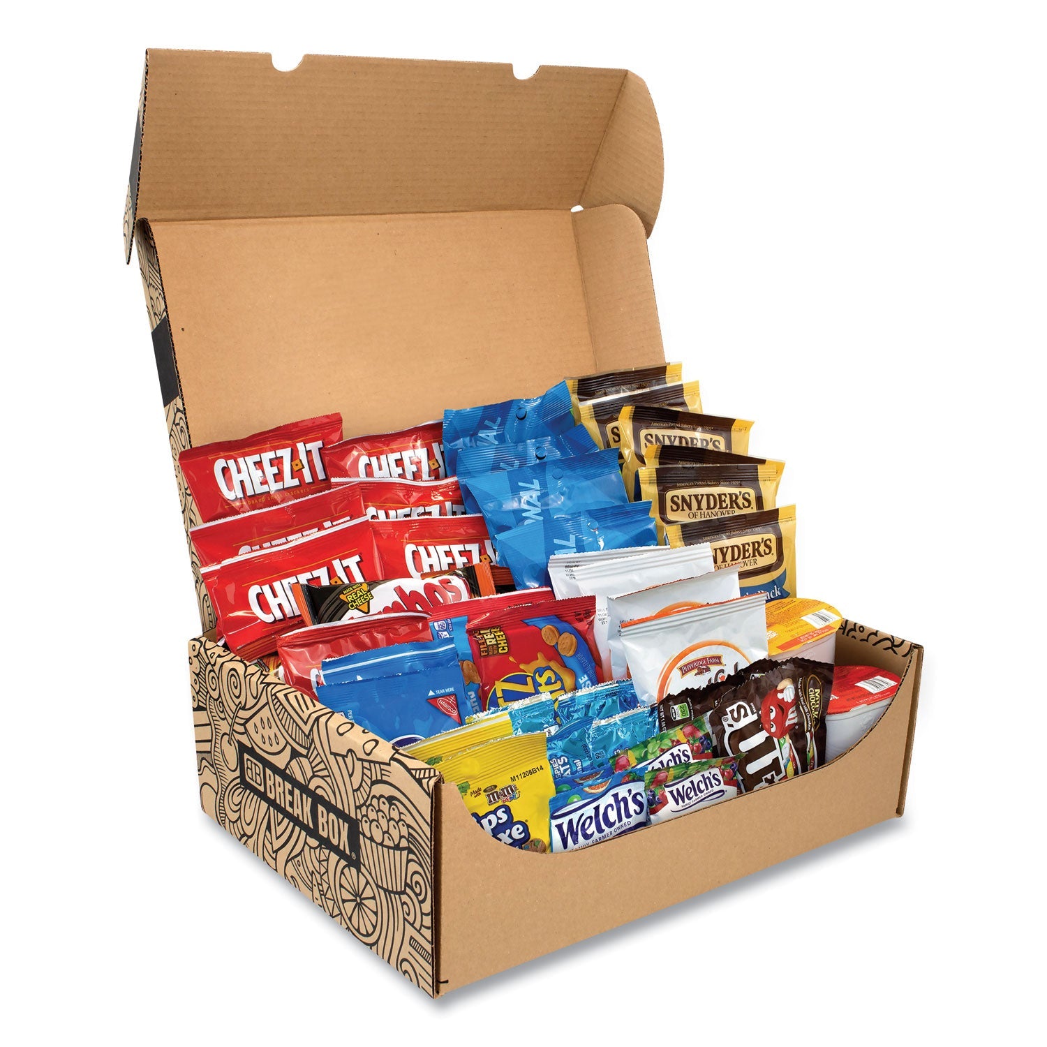 Snack Box Pros Party Snack Box, 45 Assorted Snacks/Box
