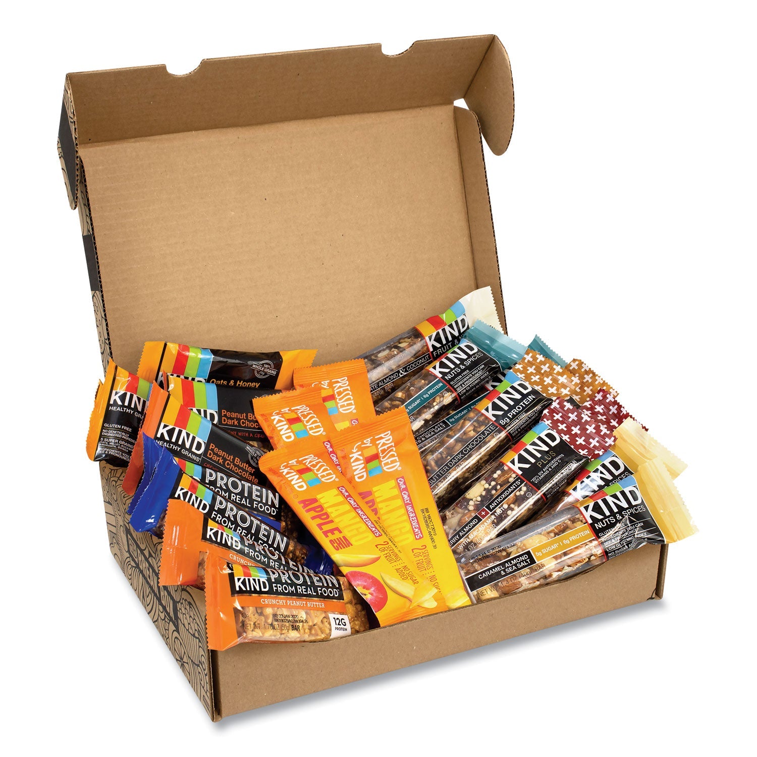 KIND Favorites Snack Box, Assorted Variety of KIND Bars, 2.5 lb Box, 22 Bars/Box
