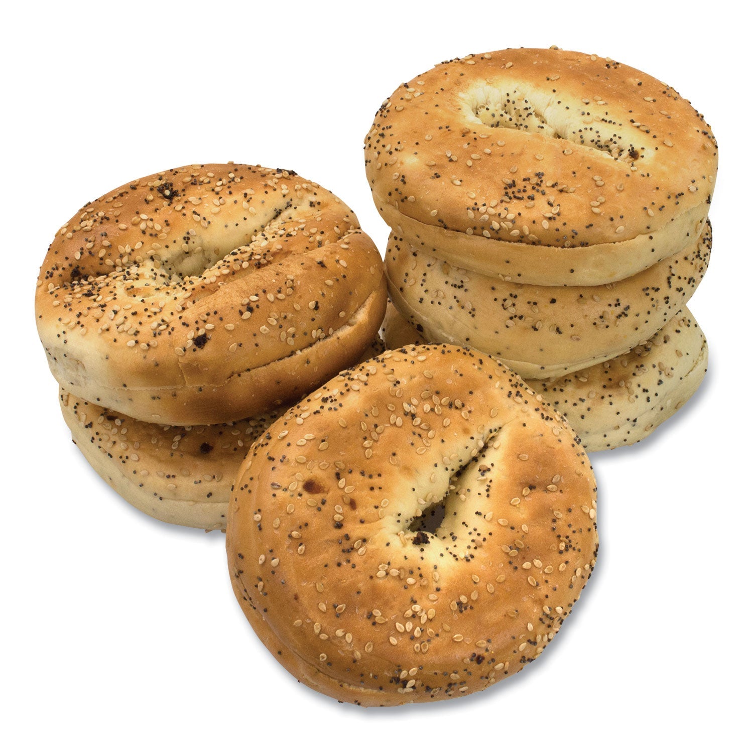 Fresh Everything Bagels | Pre-Sliced 6-Pack