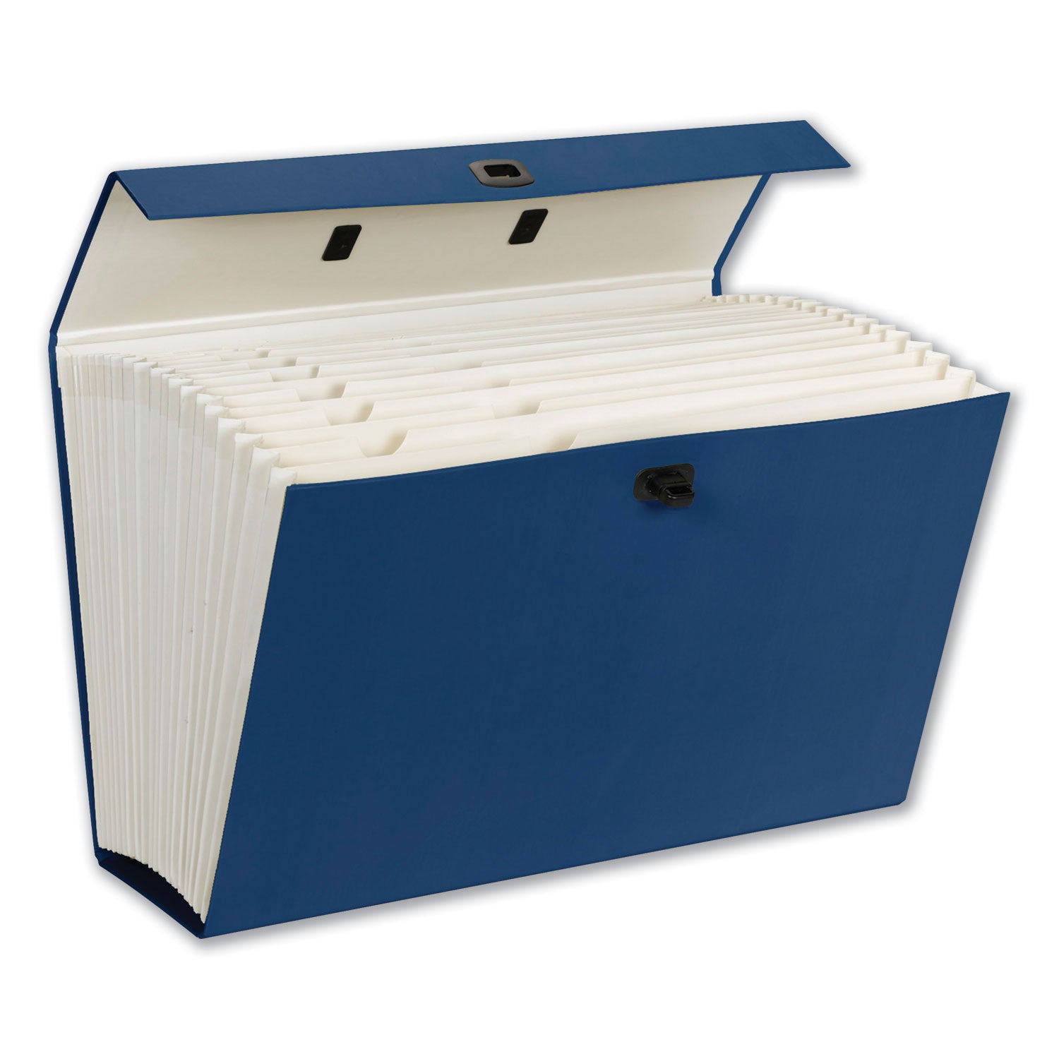 Smead Expanding File Box | 19 Sections Blue