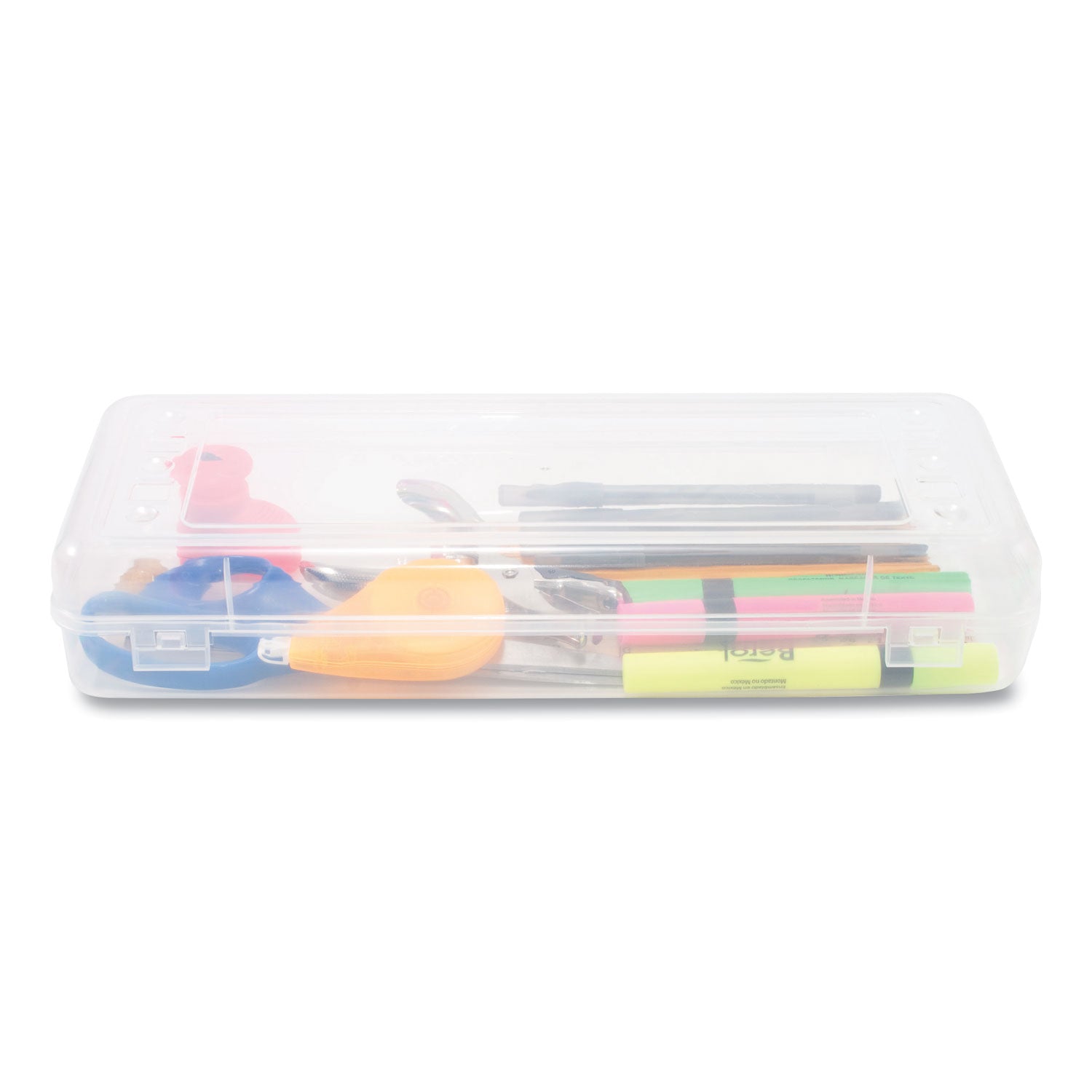 Innovative Storage Designs Stretch Art Box, 13.25" x 5" x 2.3", Clear