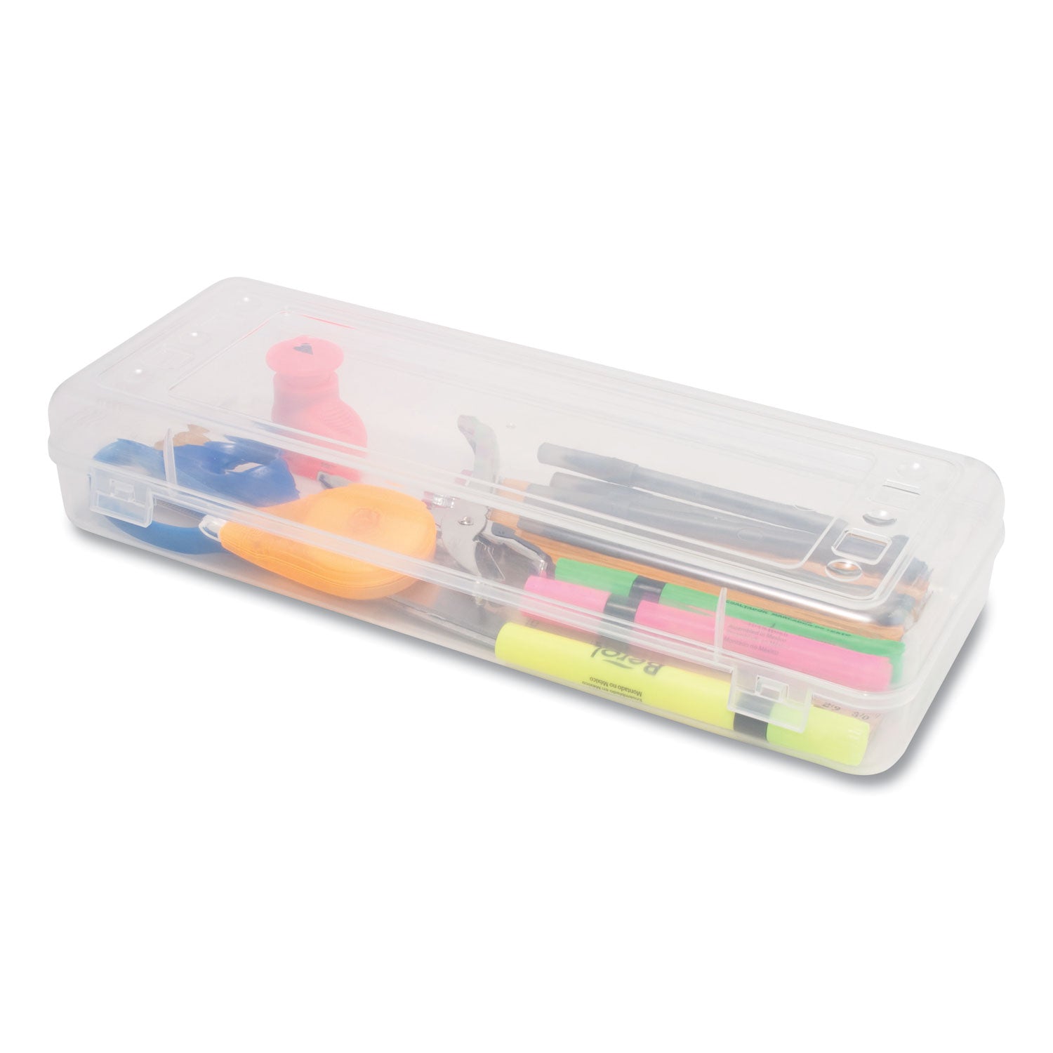 Innovative Storage Designs Stretch Art Box, 13.25" x 5" x 2.3", Clear