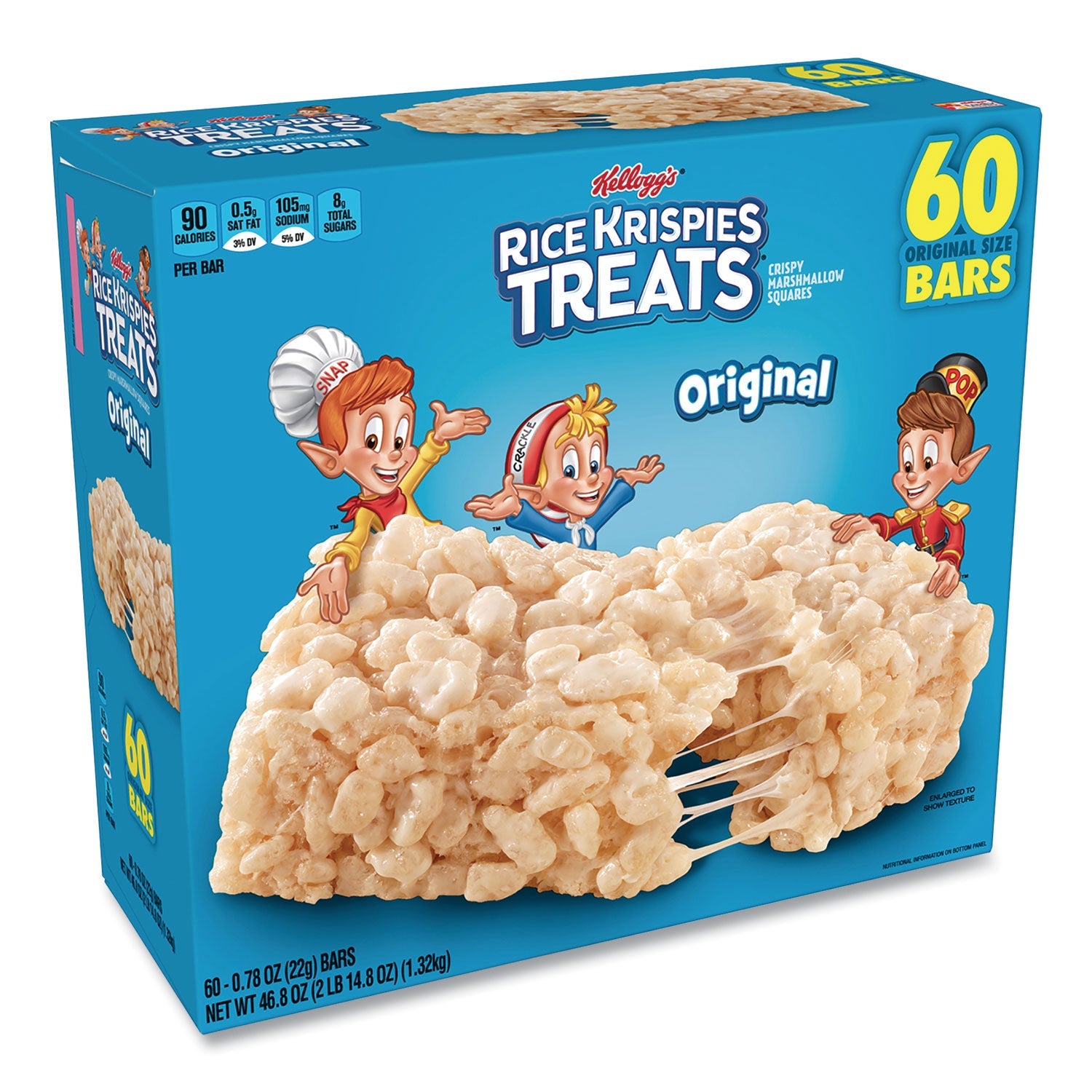 Kellogg's® Rice Krispies Treats, Original Marshmallow, 0.78 oz Bar, 60/Carton