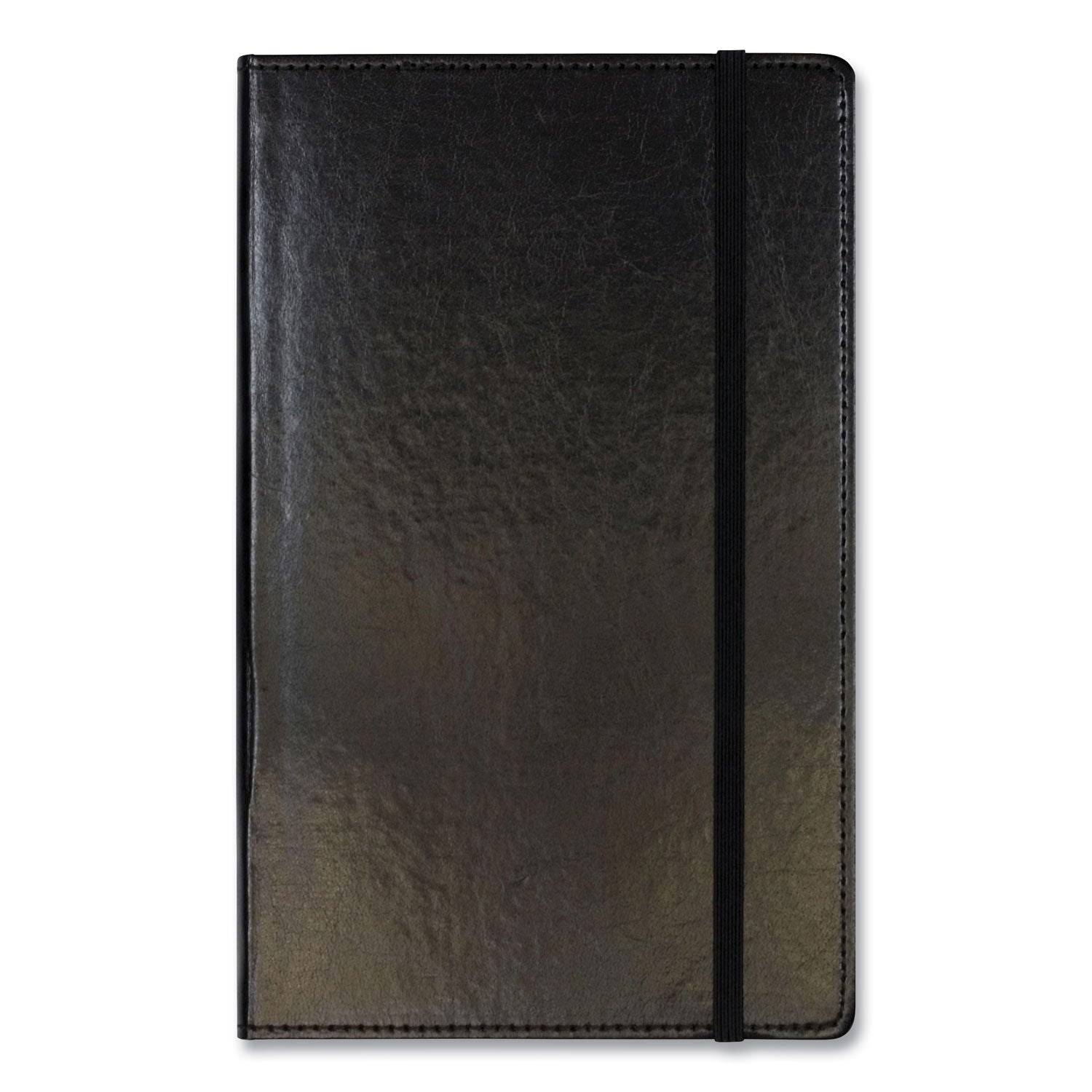 Markings® by C.R. Gibson Bonded Leather Journal, 1-Subject, Narrow Rule, Black Cover, (240) 8.25 x 5 Sheets