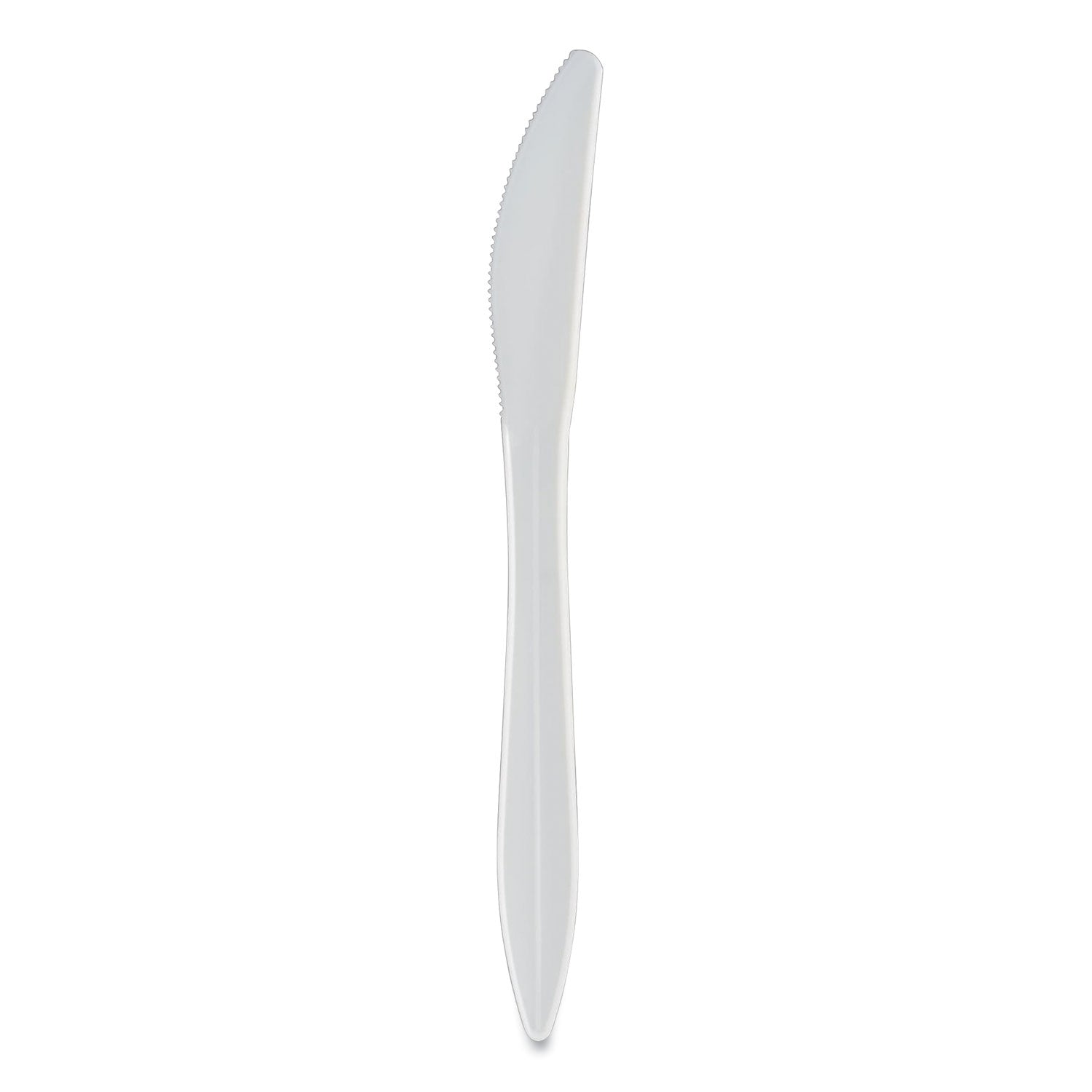 Individually Wrapped Mediumweight Knife | White