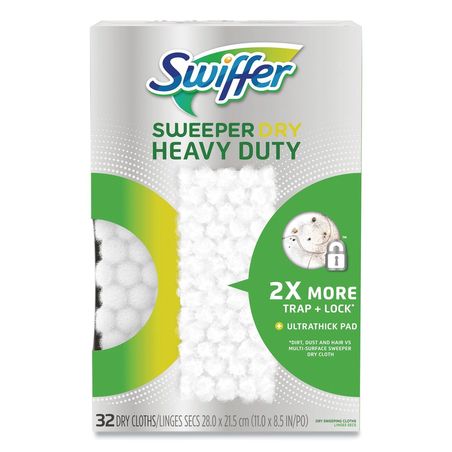 Swiffer® Heavy-Duty Dry Refill Cloths | 32-Pk