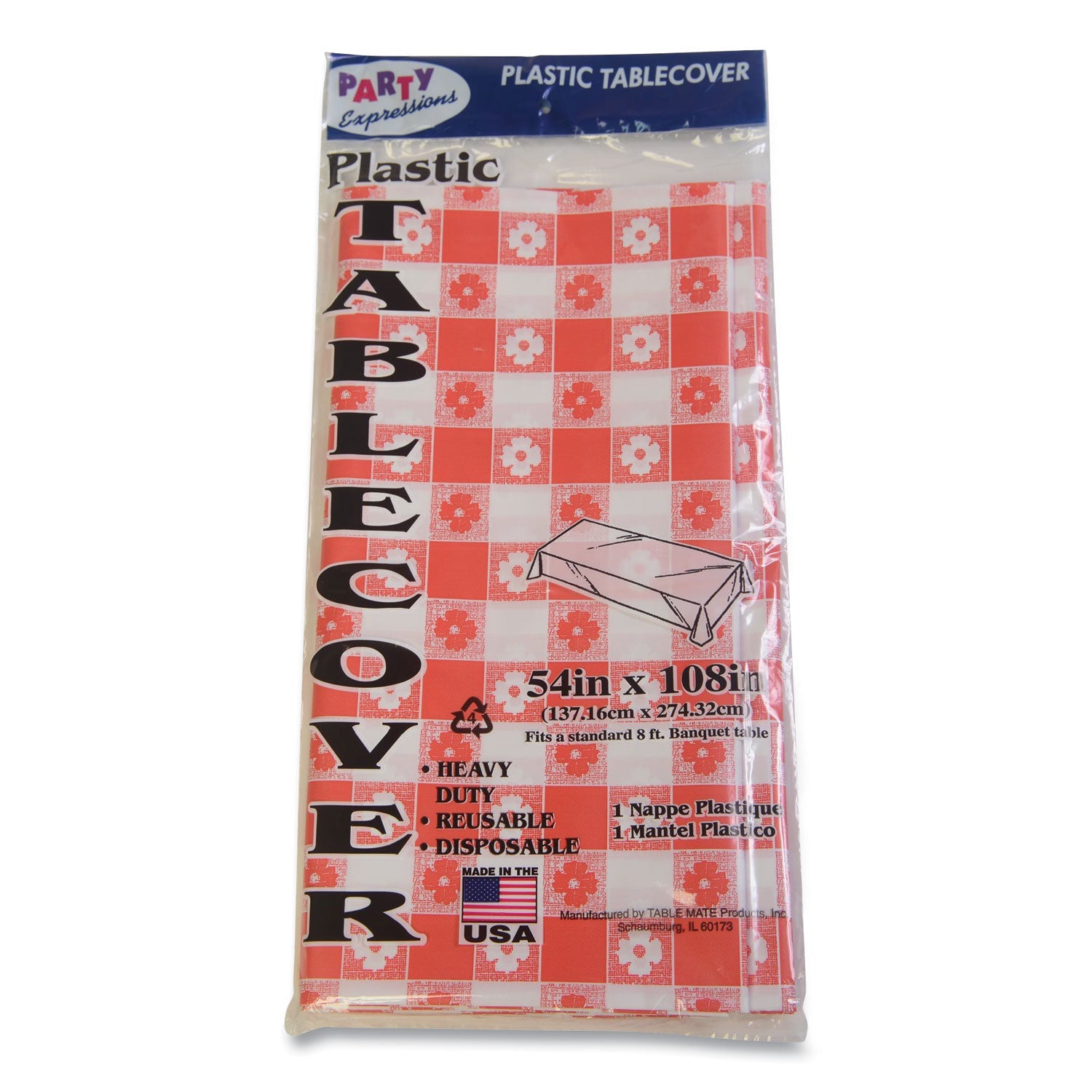 Rectangular Table Covers | Tablemate® Plastic