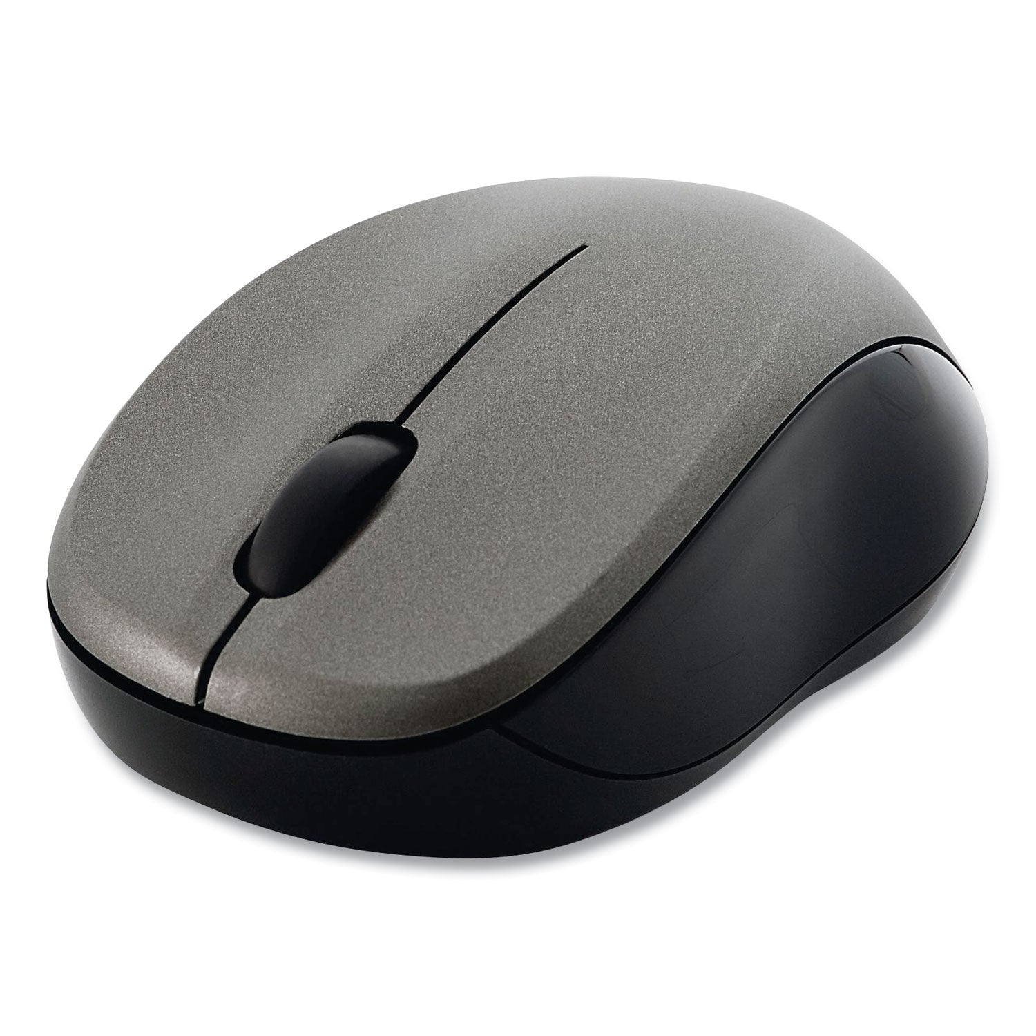 Silent Wireless Blue LED Mouse | Graphite