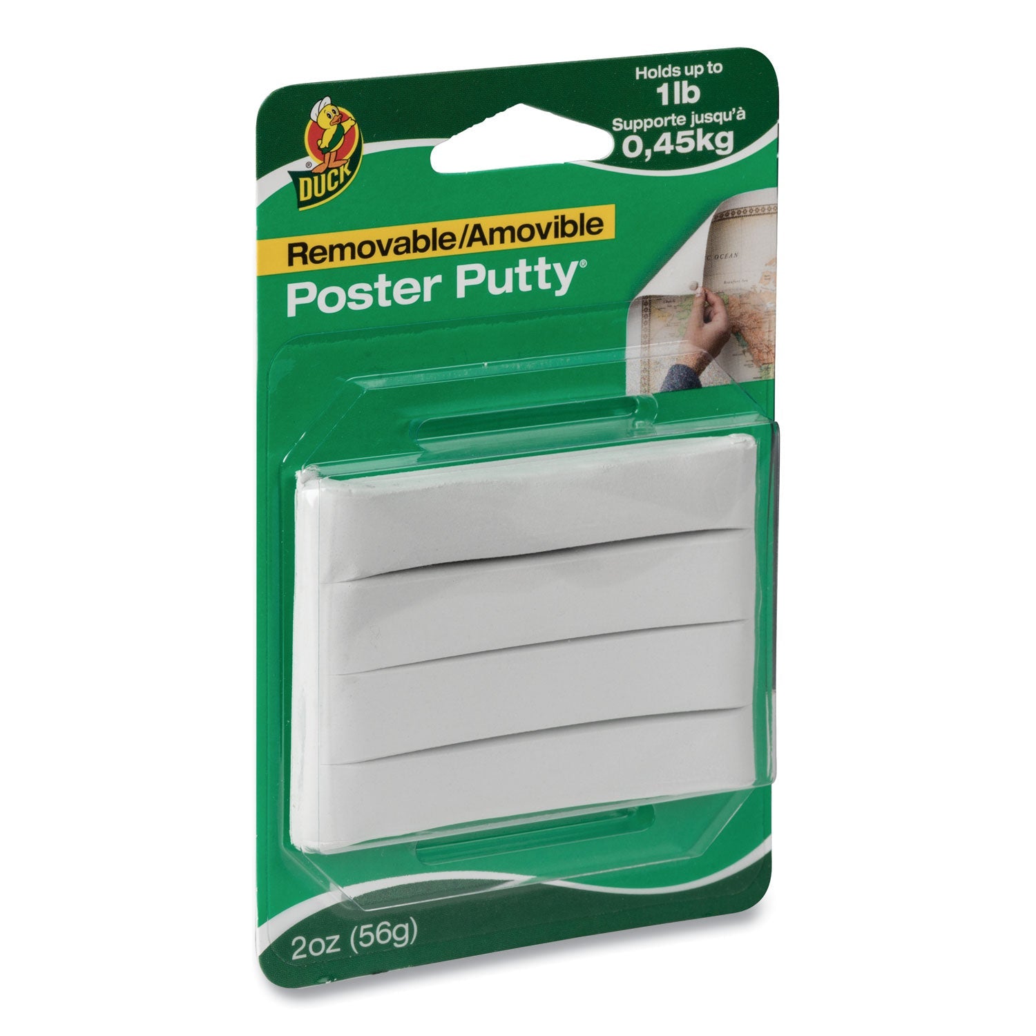 Duck® Poster Putty, Pliable And Reusable, 2 Oz
