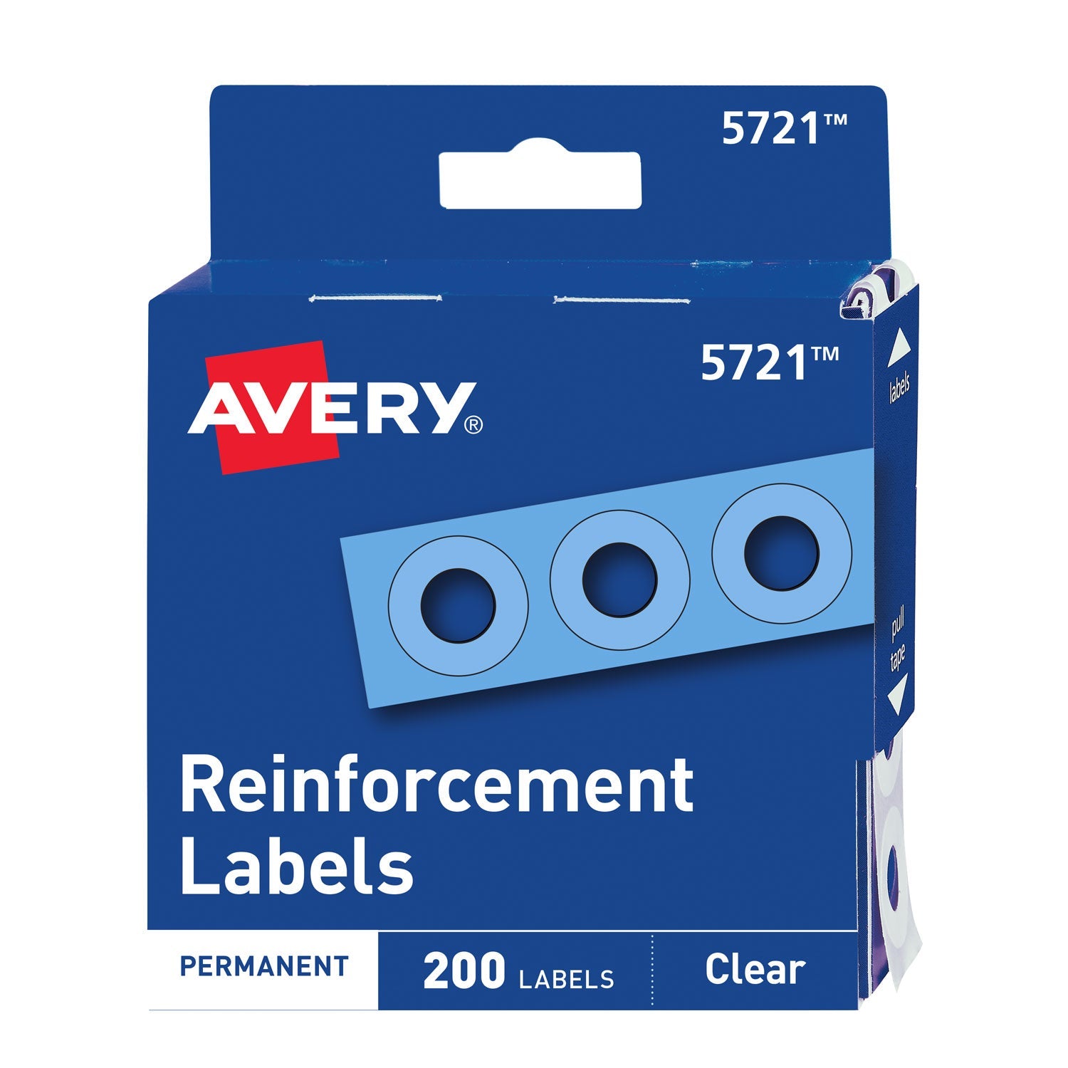 Dispenser Pack Hole Reinforcements | 200/Pack