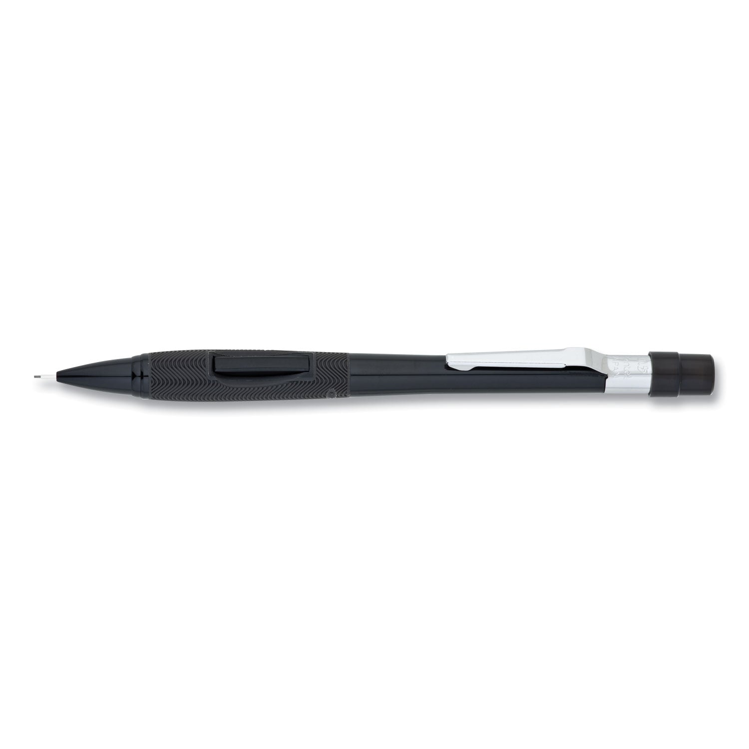 Pentel® Quicker Clicker Mechanical Pencil, 0.5 mm, HB (#2), Black Lead, Black Barrel