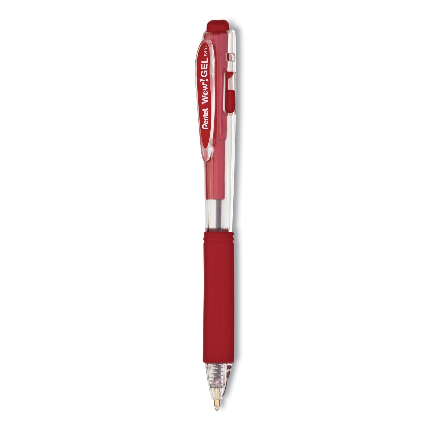 Wow! Gel Pen | Red Ink, Medium, Dozen, Pentel®