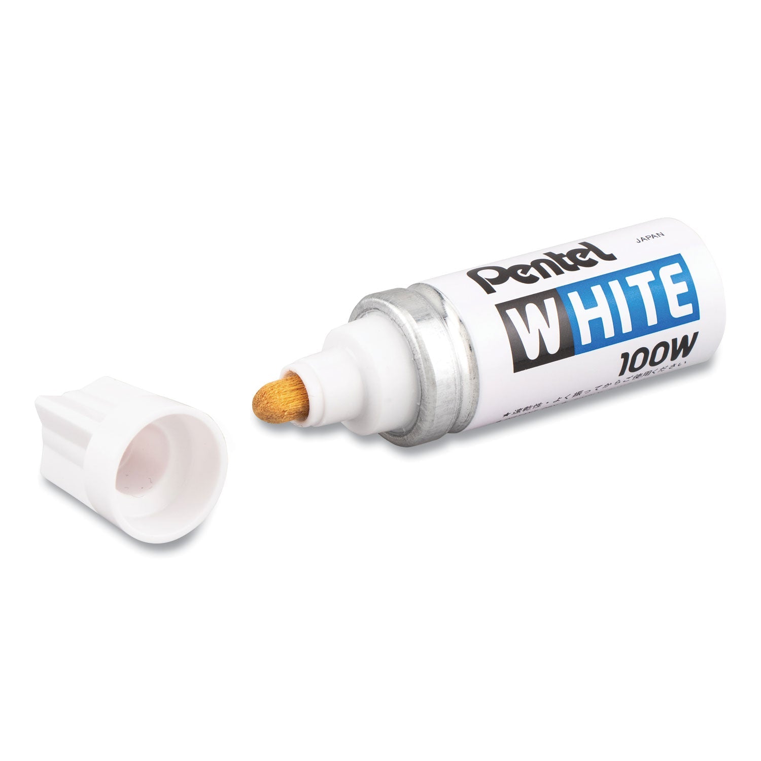 White Permanent Marker | Broad Bullet Tip
