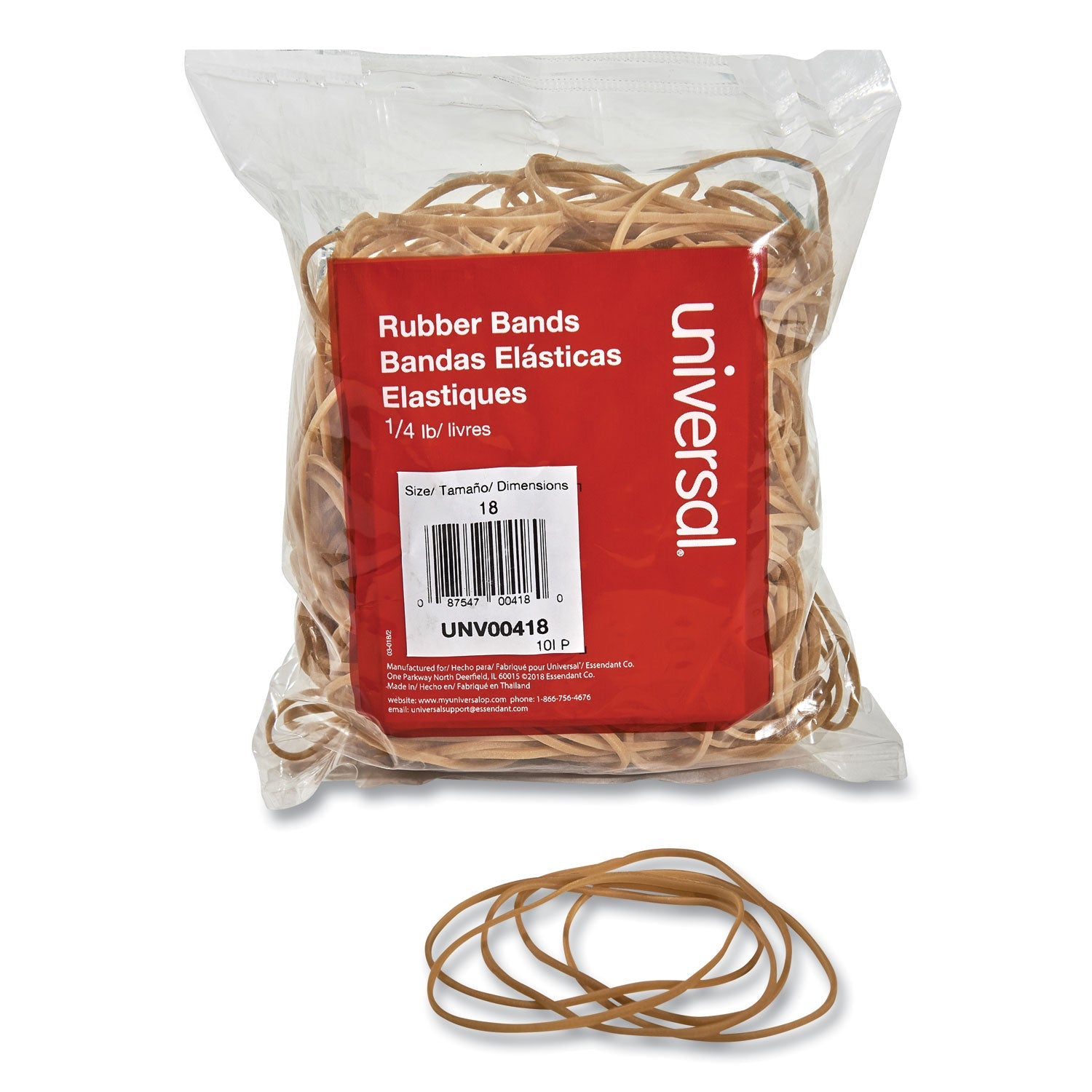 Size 18 Rubber Bands | 4 Oz Box