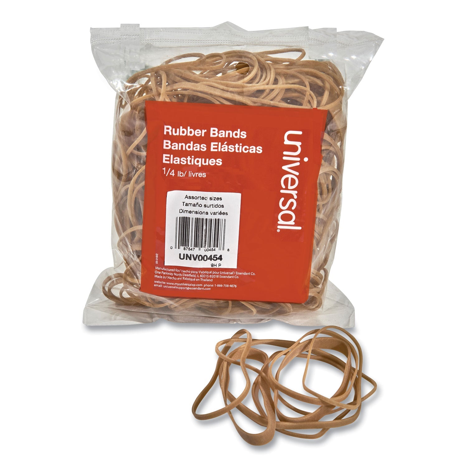 Size 54 Assorted Rubber Bands | 4 Oz Box