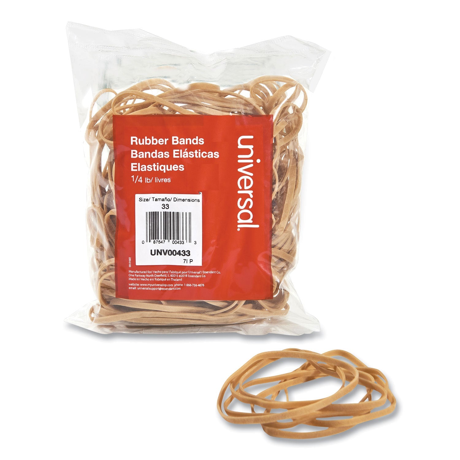 Size 33 Rubber Bands | 4 Oz Box