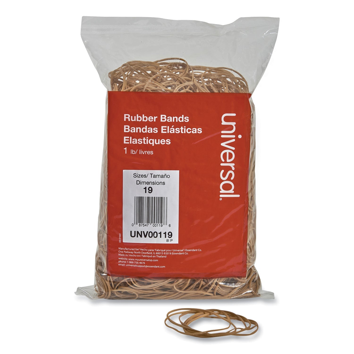Size 19 Rubber Bands | 1 lb Bag