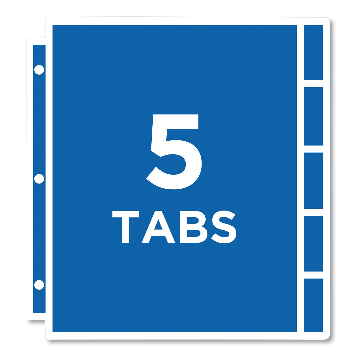 Avery® Protect 'n Tab Top-Load Clear Sheet Protectors W/five Tabs, Letter