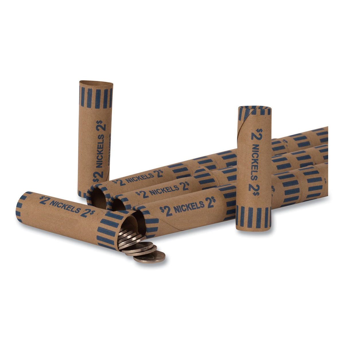 Tubular Coin Wrappers | Nickels, 1000/Box