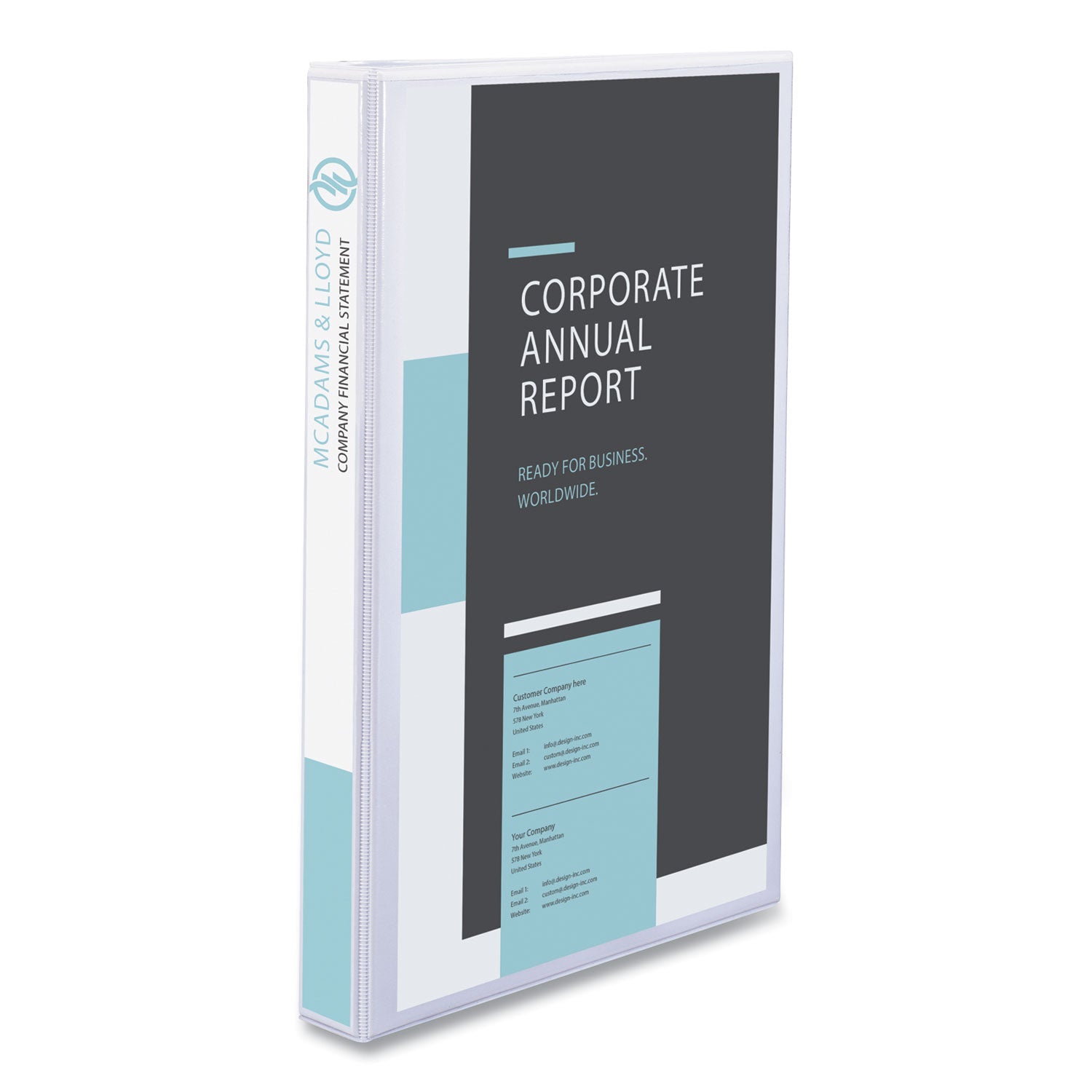 Legal Durable View Binder | 1" White