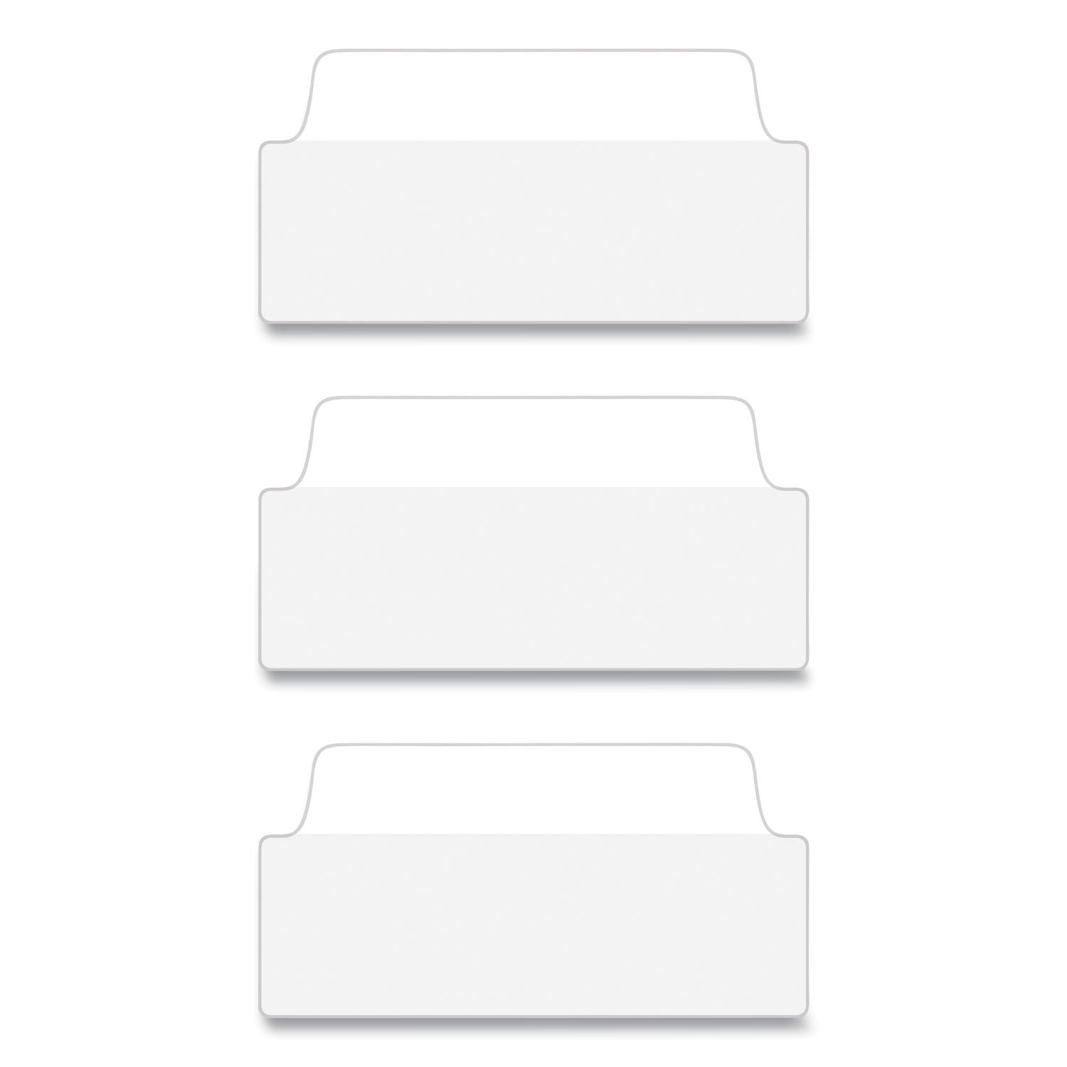 Avery® Ultra Tabs Repositionable Tabs, Wide and Slim: 3" x 1.5", 1/3-Cut, White, 24/Pack