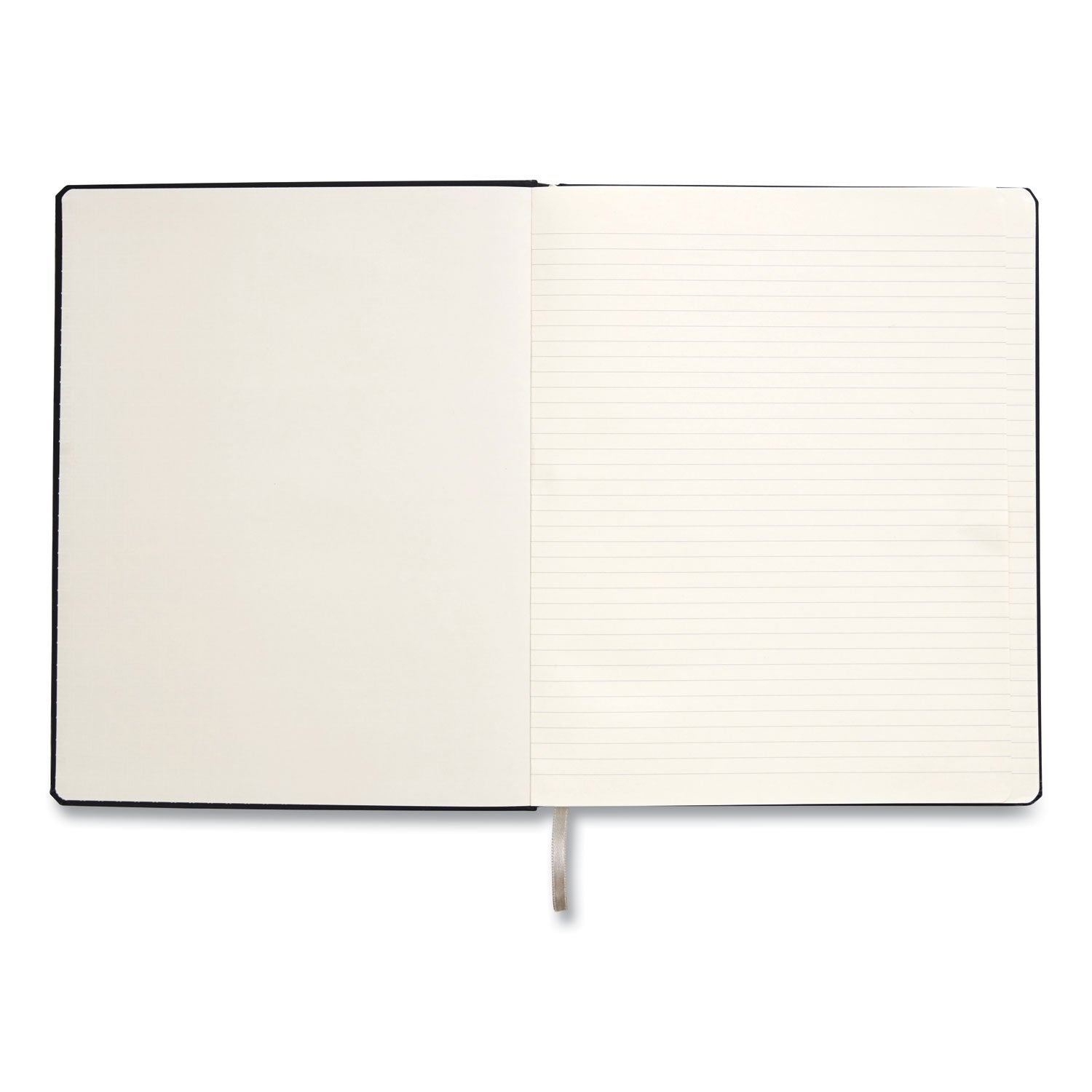 TRU RED™ Hardcover Business Journal, 1-Subject, Narrow Rule, Black Cover, (96) 10 x 8 Sheets