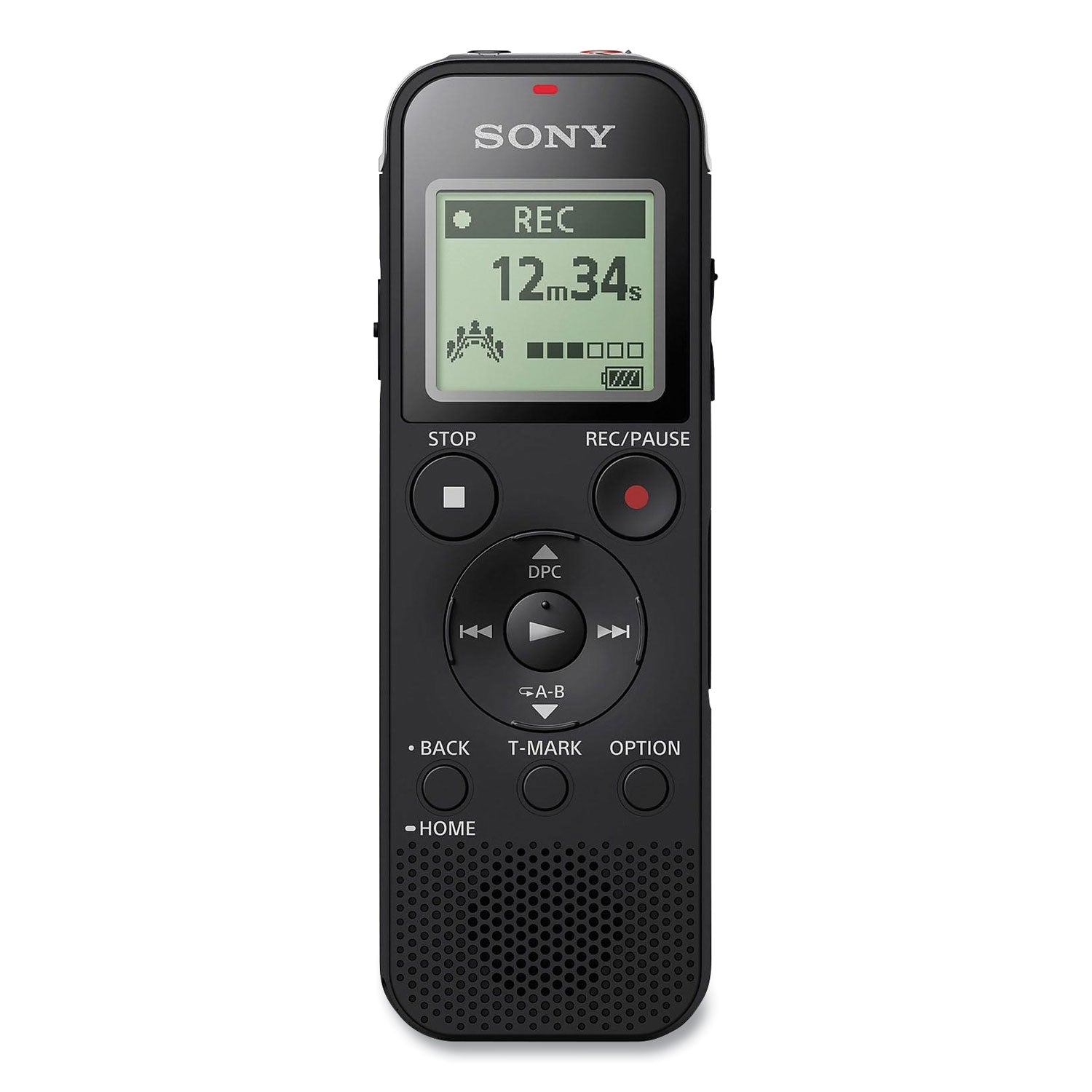 Sony® Icd-Px470 Digital Voice Recorder, 4 Gb, Black