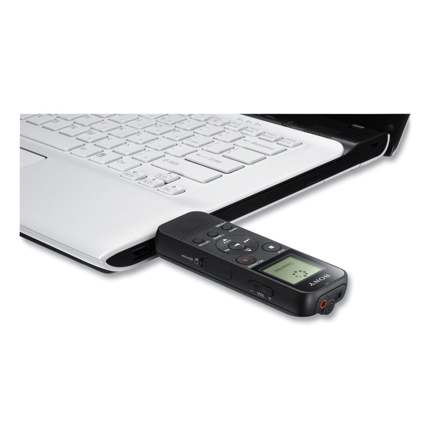 Sony® Icd-Px370 Digital Voice Recorder, 4 Gb, Black
