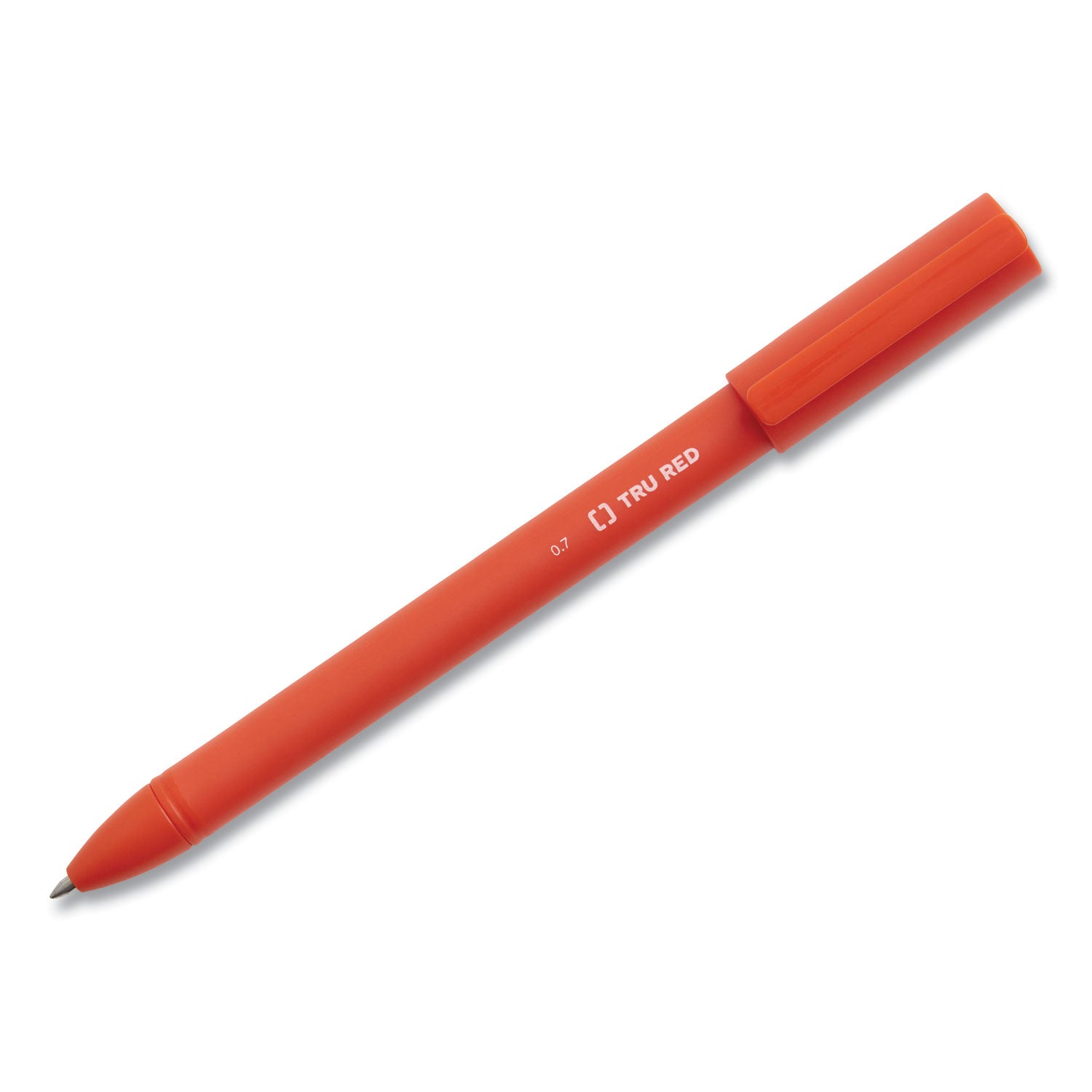 TRU RED™ Quick Dry Gel Pen, Stick, Medium 0.7 Mm, Assorted Ink And Barrel Colors, 12/pack