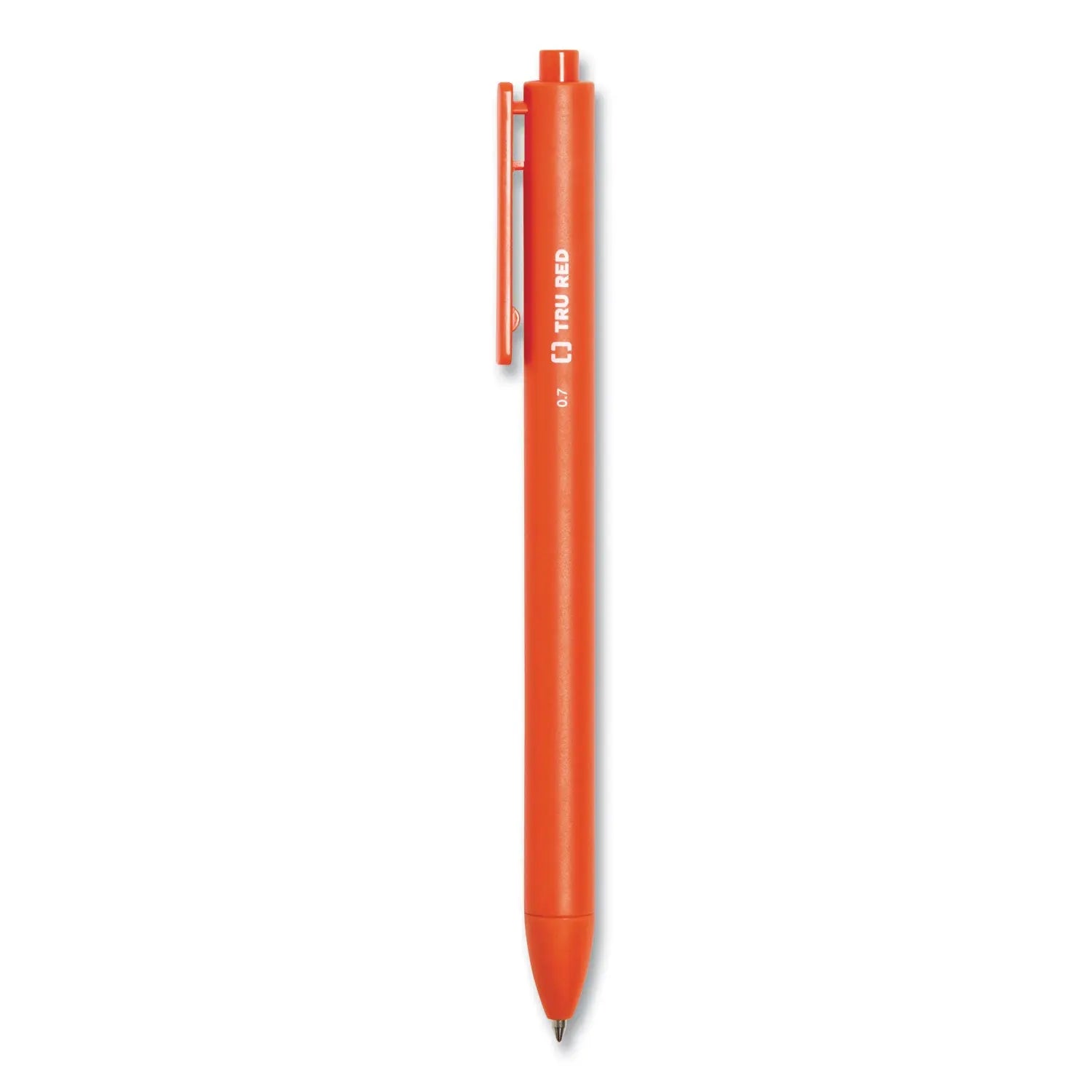 TRU RED™ Quick Dry Gel Pen, Retractable, Fine 0.5 Mm, Assorted Ink And Barrel Colors, 5/pack