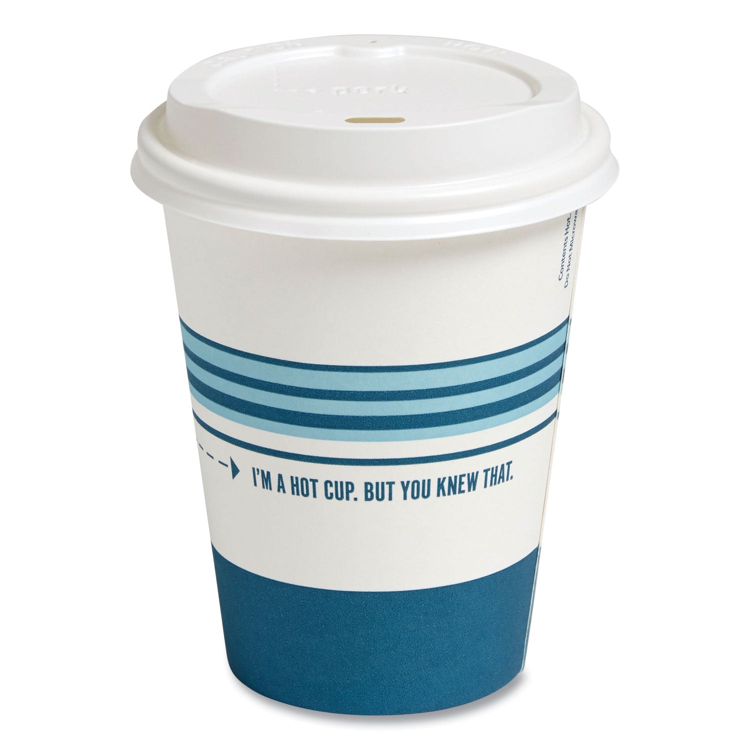 Perk™ Plastic Cold Cups, 16 Oz, Blue, 50/pack