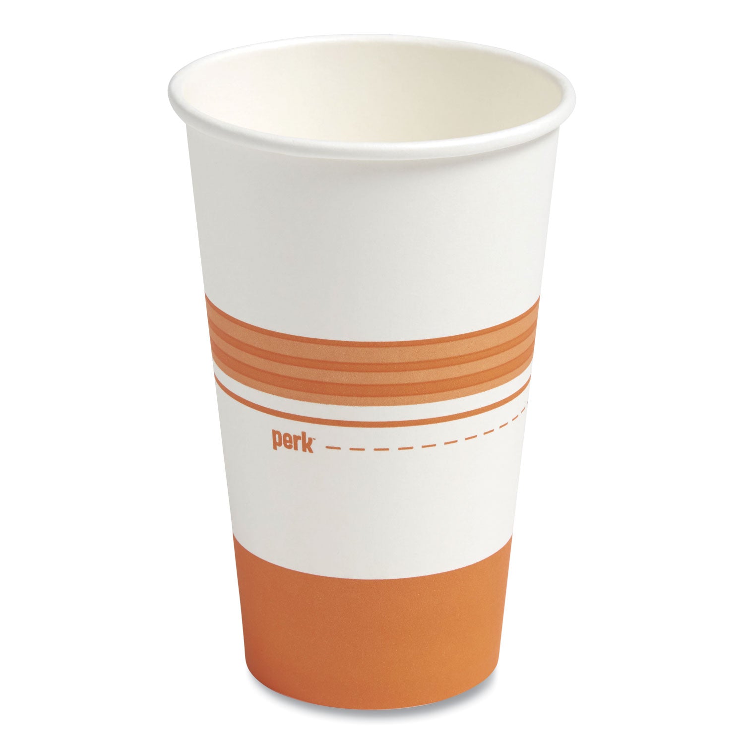 Perk™ Plastic Cold Cups, 16 Oz, Clear, 50/pack