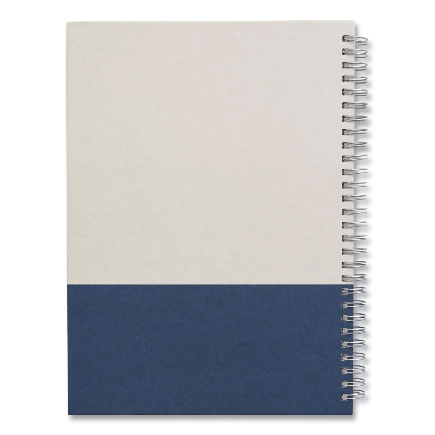 TRU RED™ Wirebound Hardcover Notebook, 1-Subject, Narrow Rule, Gray/Blue Cover, (80) 9.5 x 6.5 Sheets