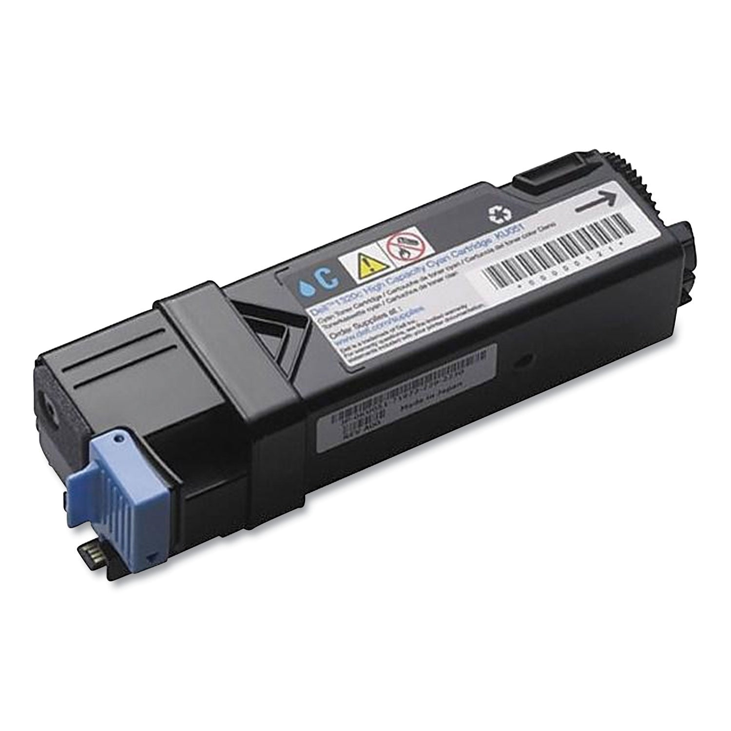 Dell® Ku051 High-Yield Toner, 2,000 Page-Yield, Cyan