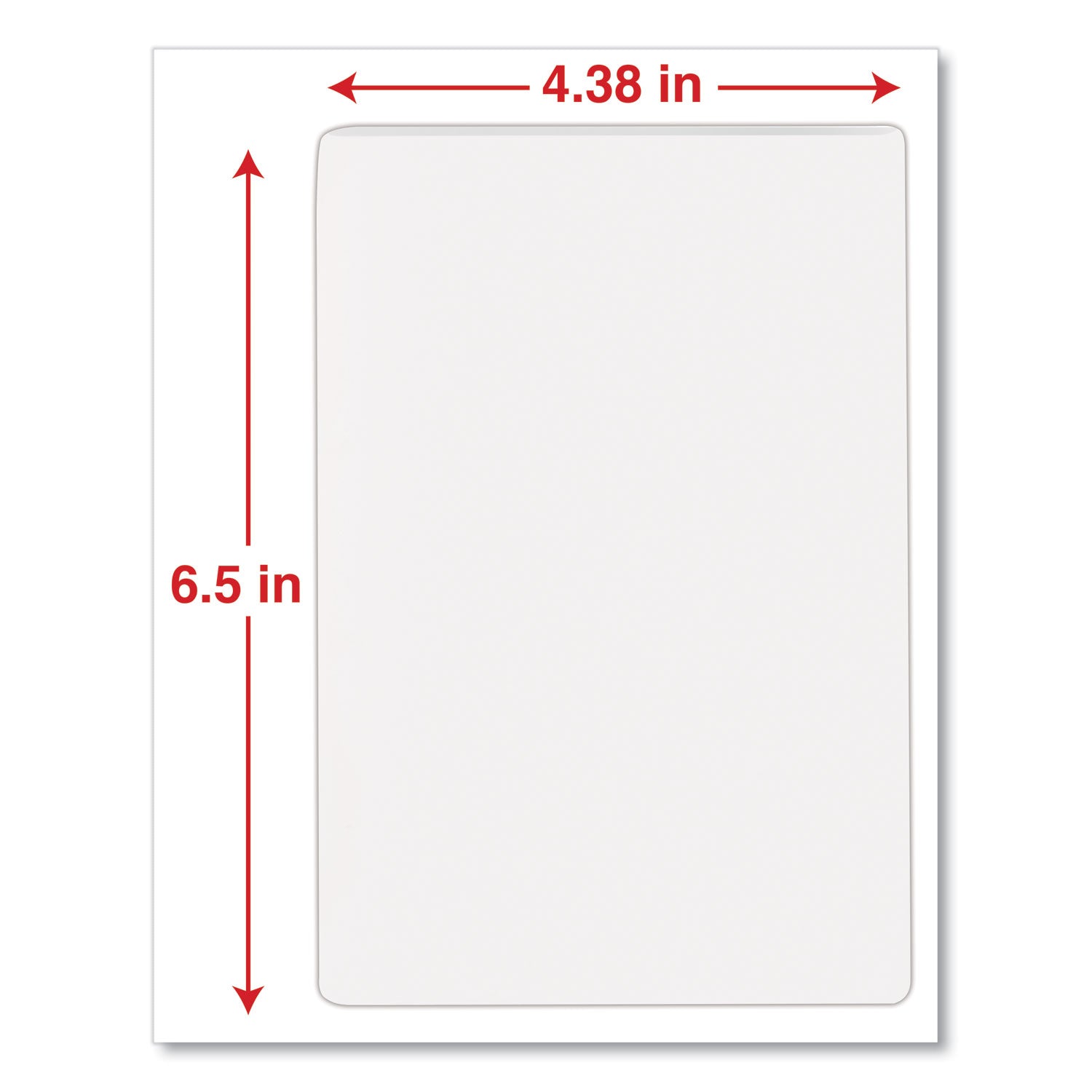 Universal® Laminating Pouches, 5 Mil, 6.5" X 4.38", Gloss Clear, 100/box - Bloom Skins