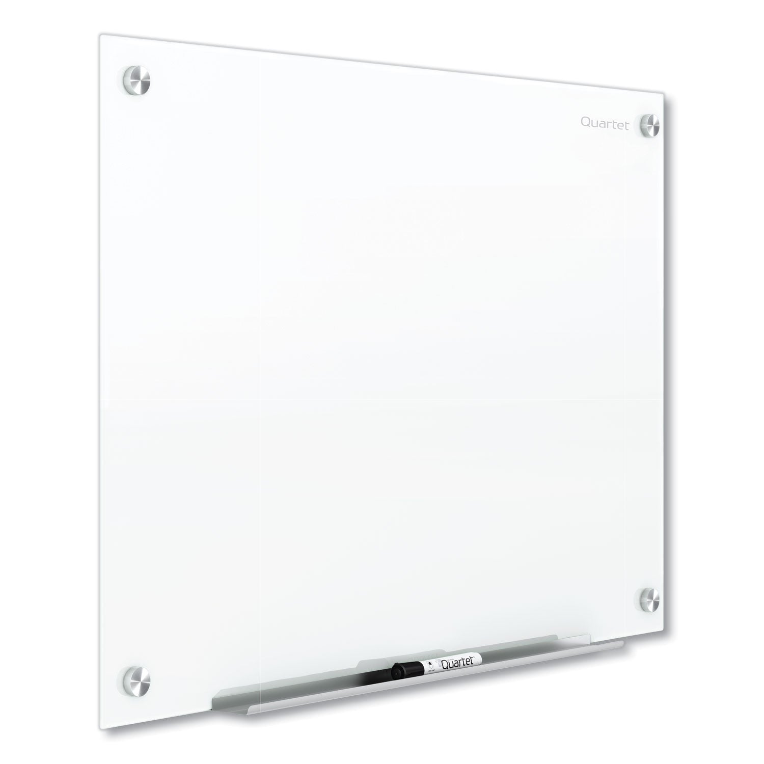 Quartet® Brilliance Glass Dry-Erase Boards, 48" x 36", White Surface