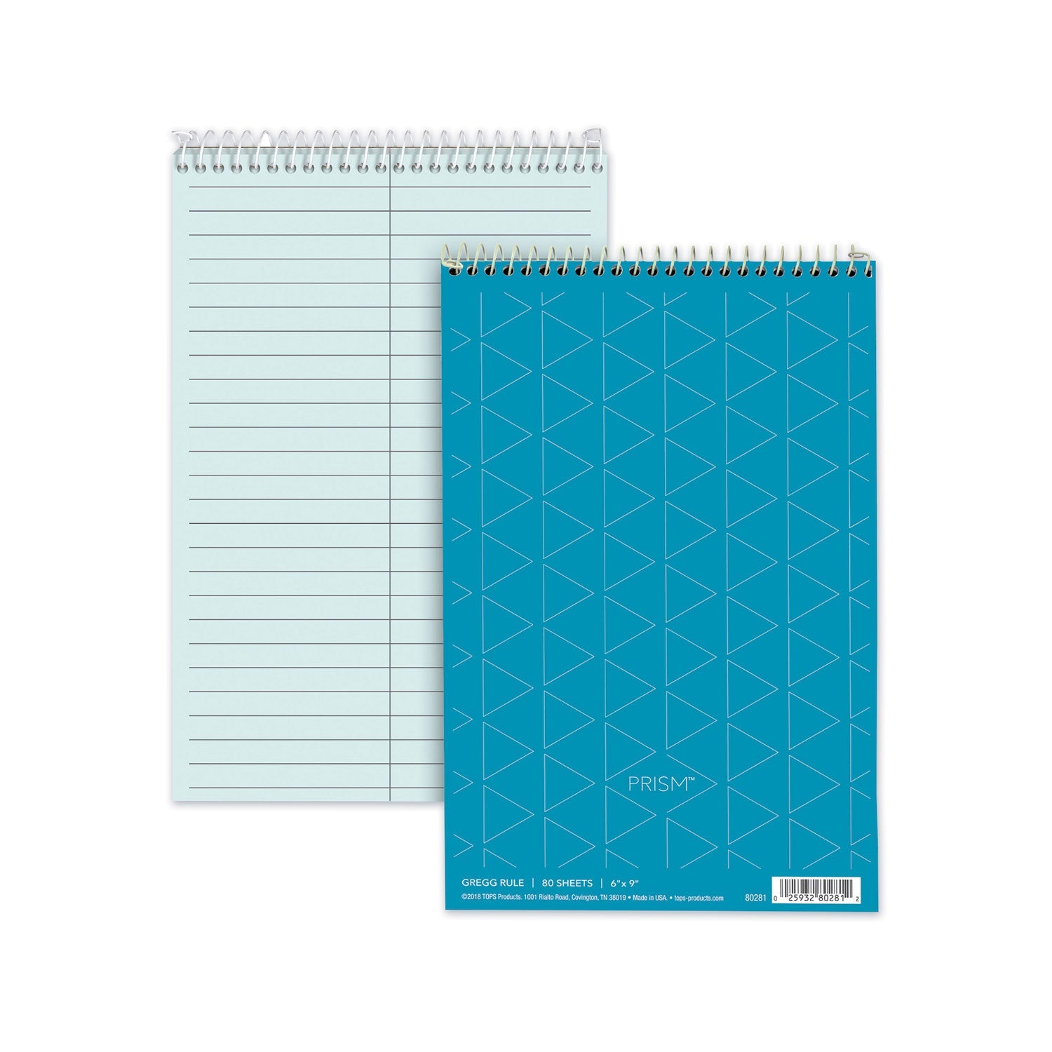 TOPS Prism Steno Pads | Gregg Rule Blue 4/Pack