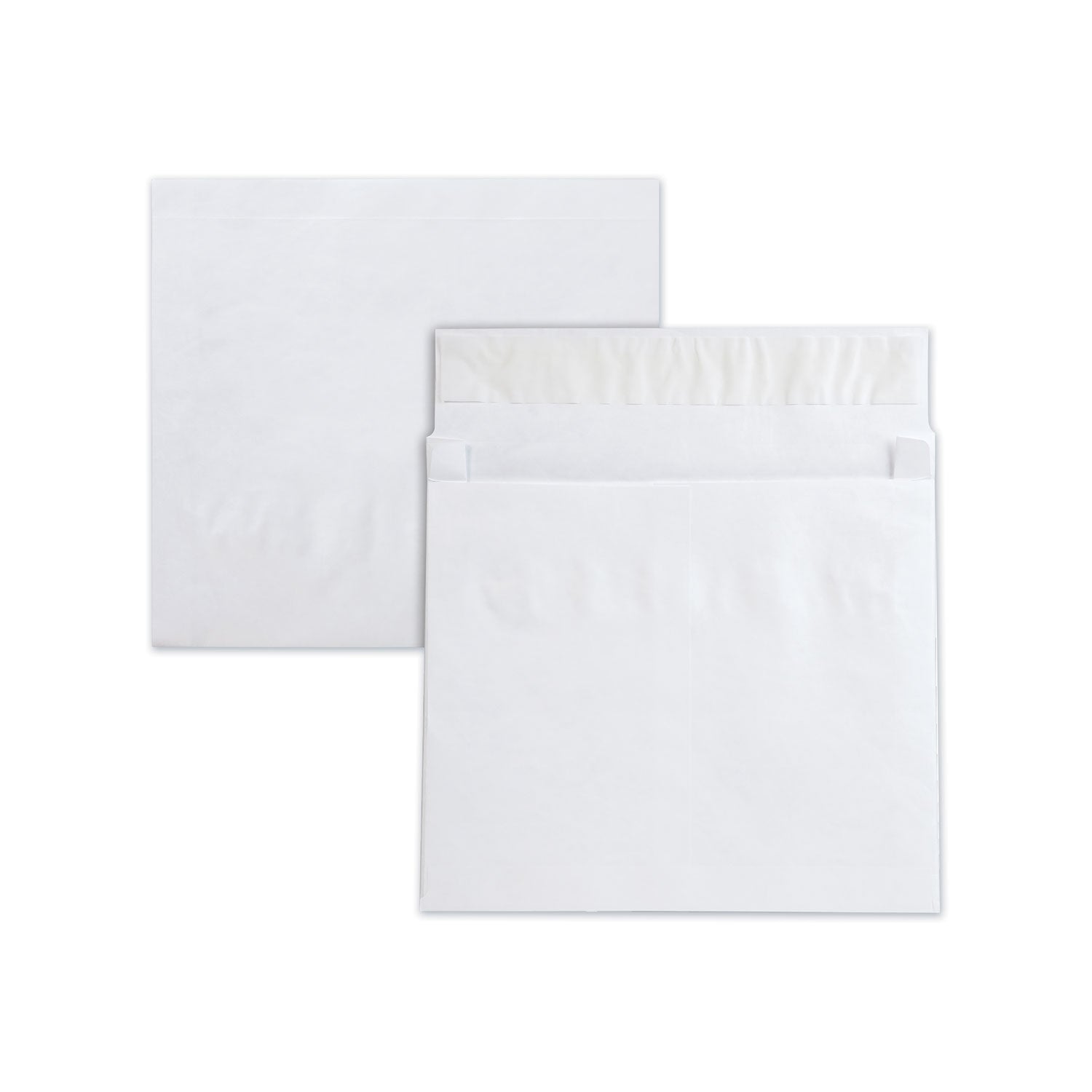 Survivor® Lightweight 14 lb Tyvek Open End 2" Expansion Mailers, #13 1/2, Square Flap, Redi-Strip Closure, 10 x 13, White, 25/Box