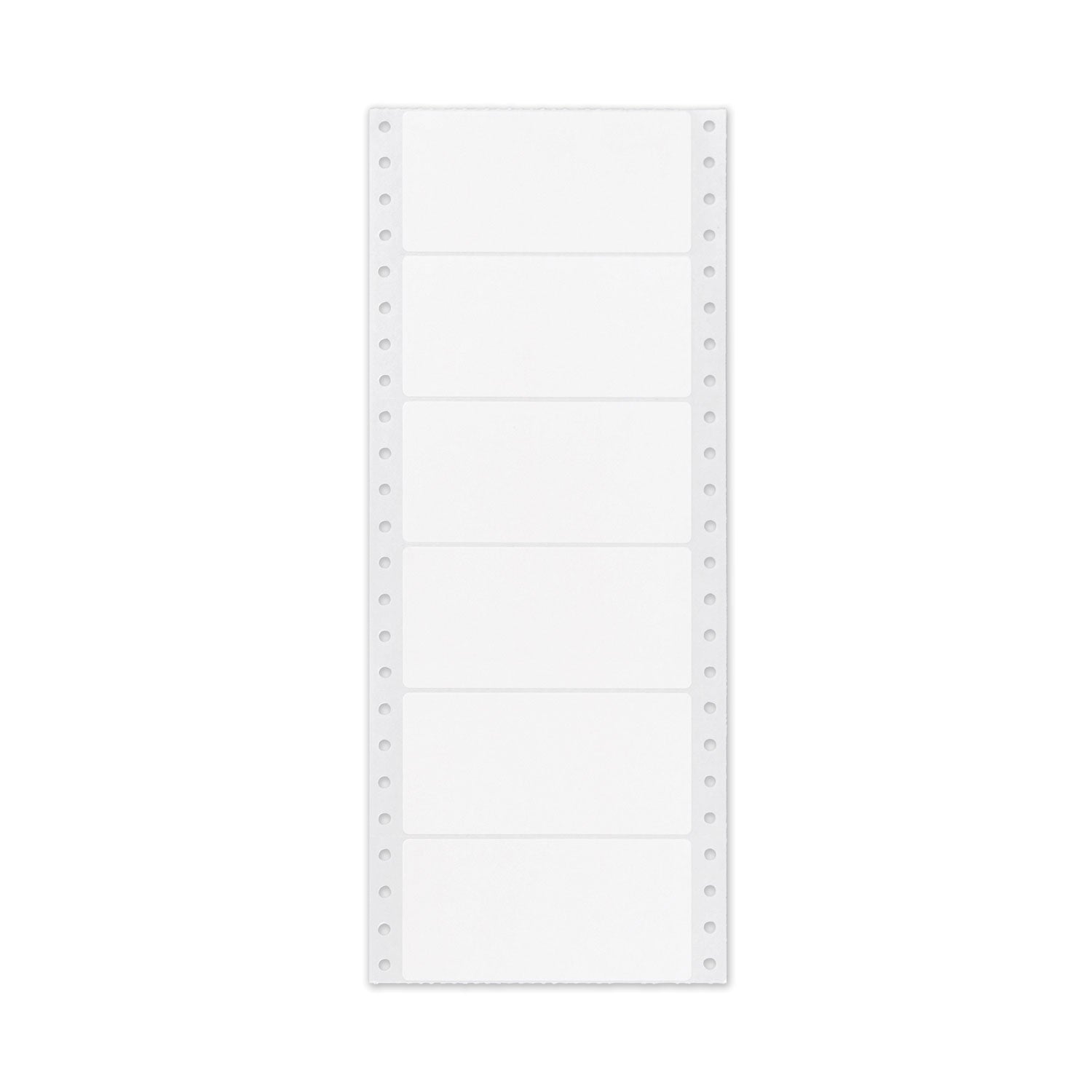 Avery® Dot Matrix Printer Mailing Labels, Pin-Fed Printers, 1.94 X 4, White, 5,000/box