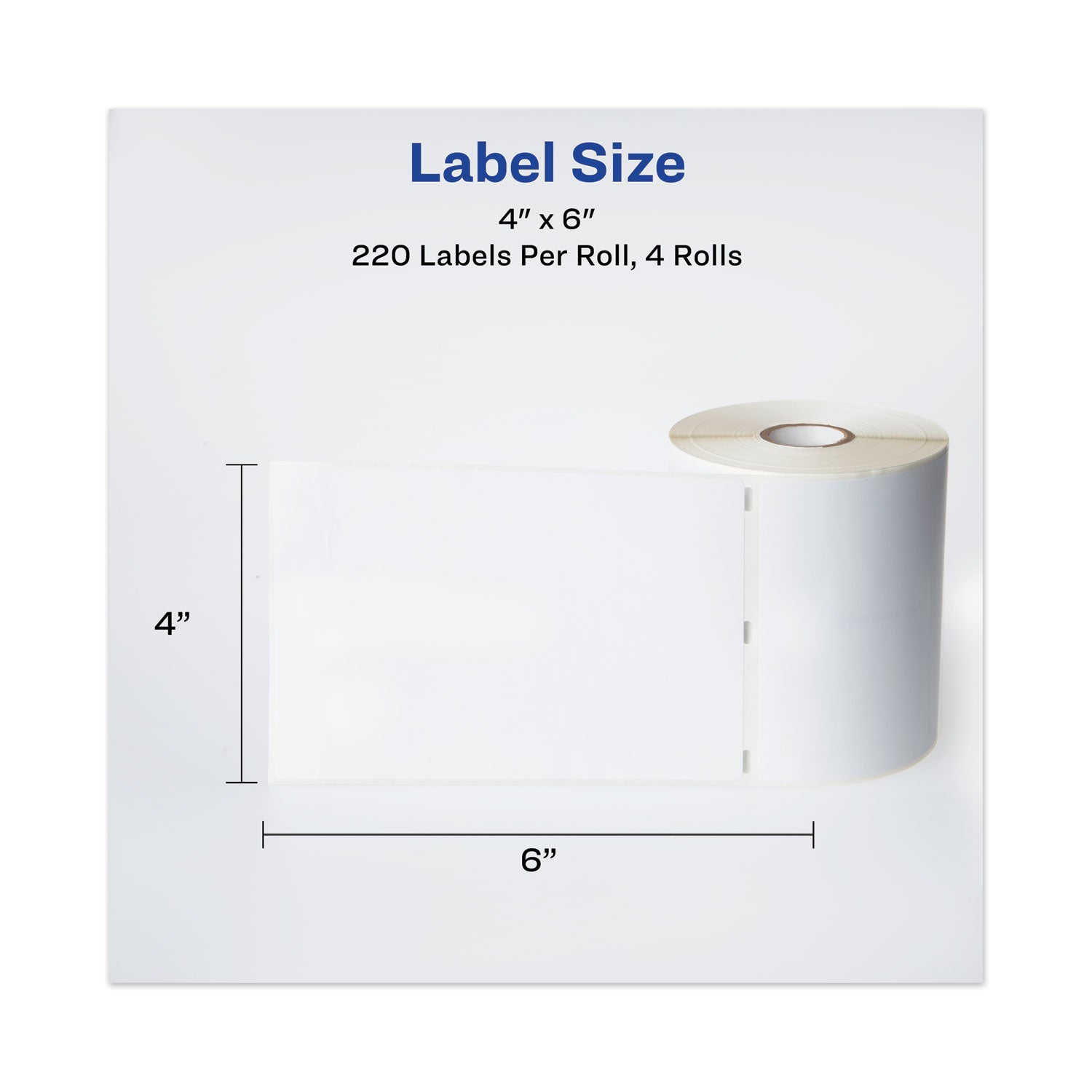 Avery® Multipurpose Thermal Labels, 2.13 X 4, White, 140/roll