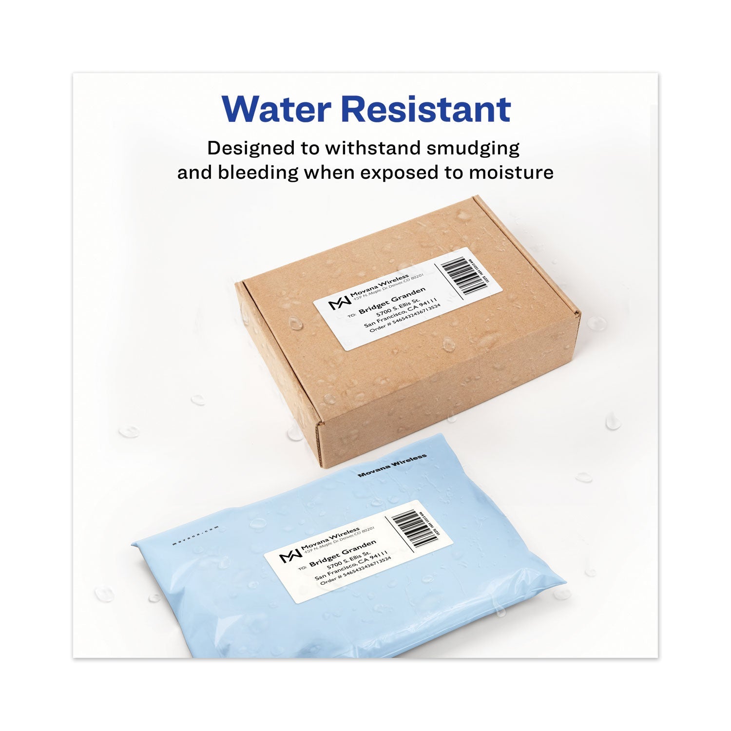 Avery® Multipurpose Thermal Labels, 2.13 X 4, White, 140/roll