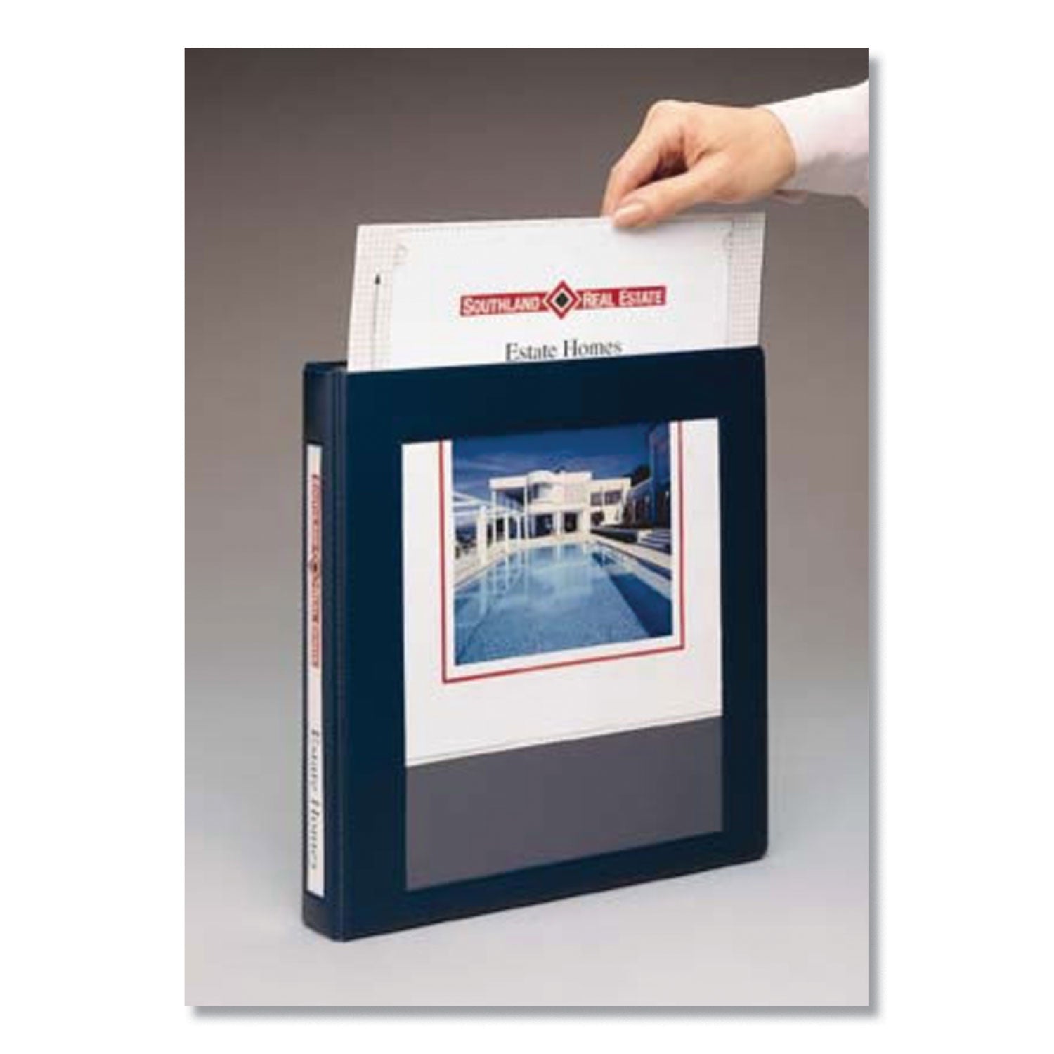 Avery® Framed View Heavy-Duty Binders, 3 Rings, 1.5" Capacity, 11 X 8.5, Black