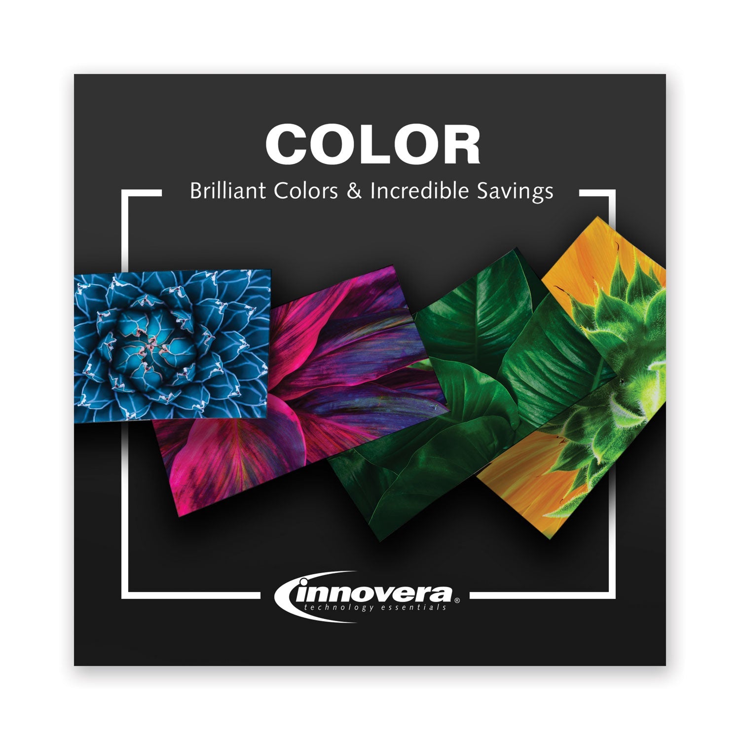 Innovera® Remanufactured Cyan Toner, Replacement for 593-BBJU, 1,400 Page-Yield - Bloom Skins
