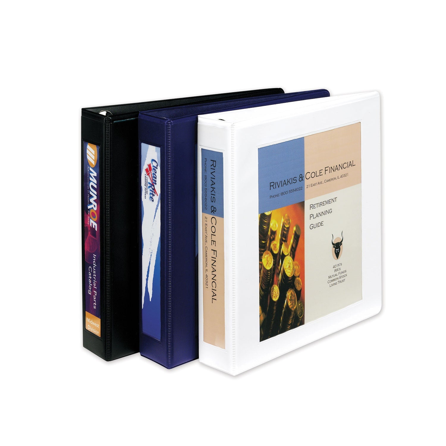 Framed View Heavy-Duty Binder | White | 1.5" Ring