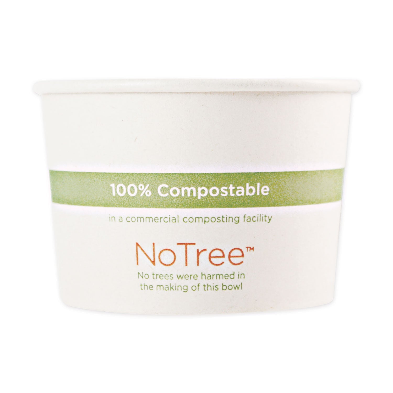 World Centric® No Tree Paper Bowls, 12 oz, 4.4" Diameter x 2.5" h, Natural, Sugarcane, 500/Carton - Bloom Skins