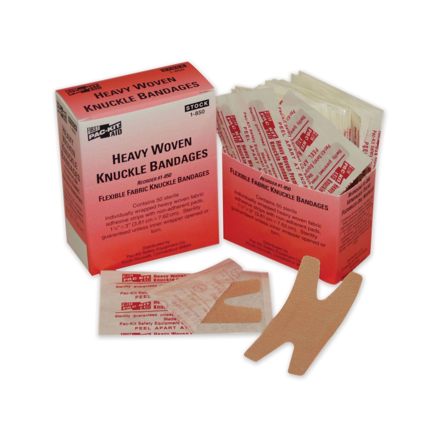 Heavy Woven Knuckle Bandages | Sterile 50-Box