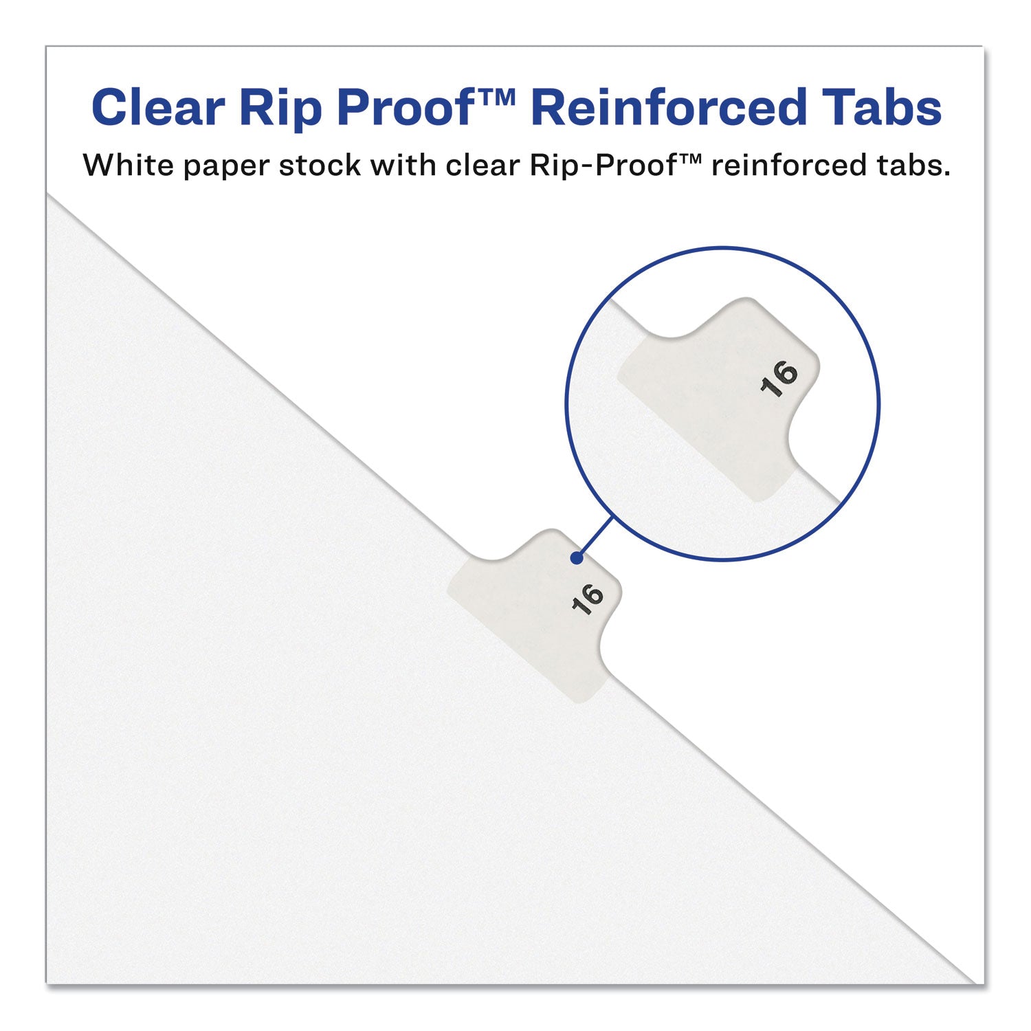 Avery® Avery-Style Preprinted Legal Bottom Tab Divider, 26-Tab, Exhibit C, 11 x 8.5, White, 25/PK